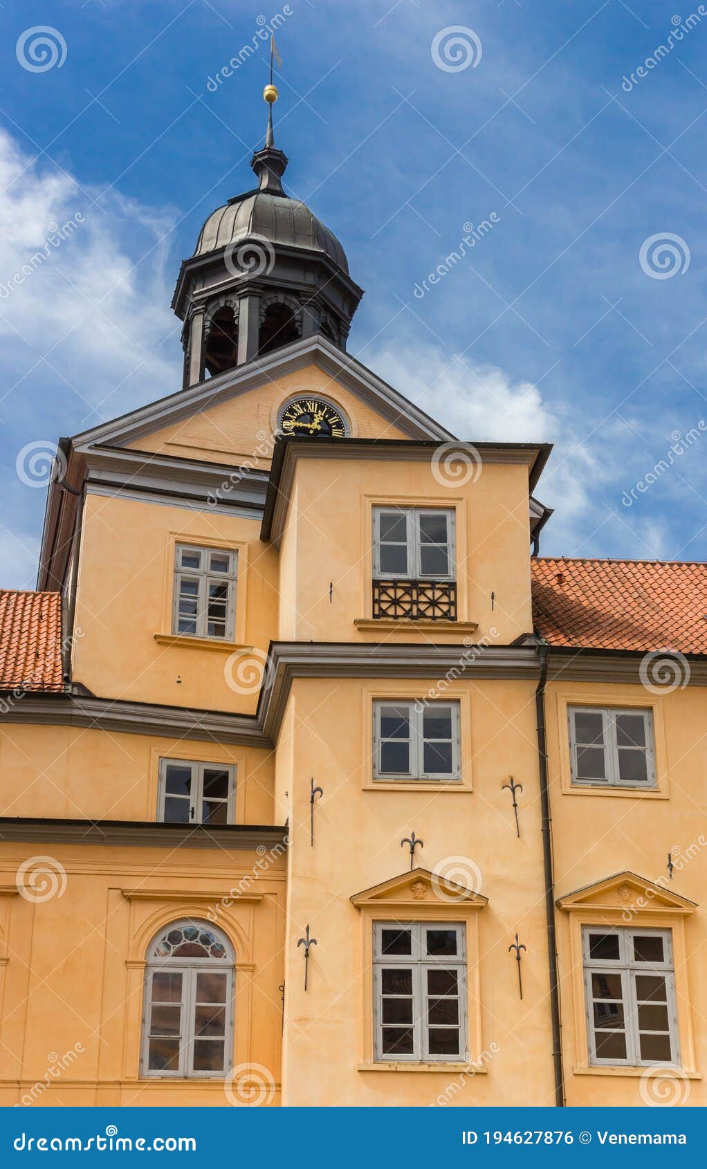 entrance tower of the historic castle in eutin