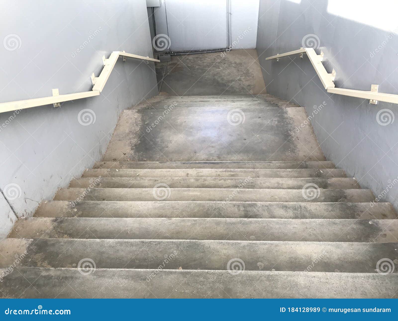 Entrance of Underground Road Crossing Staircase for Pedestrians To ...