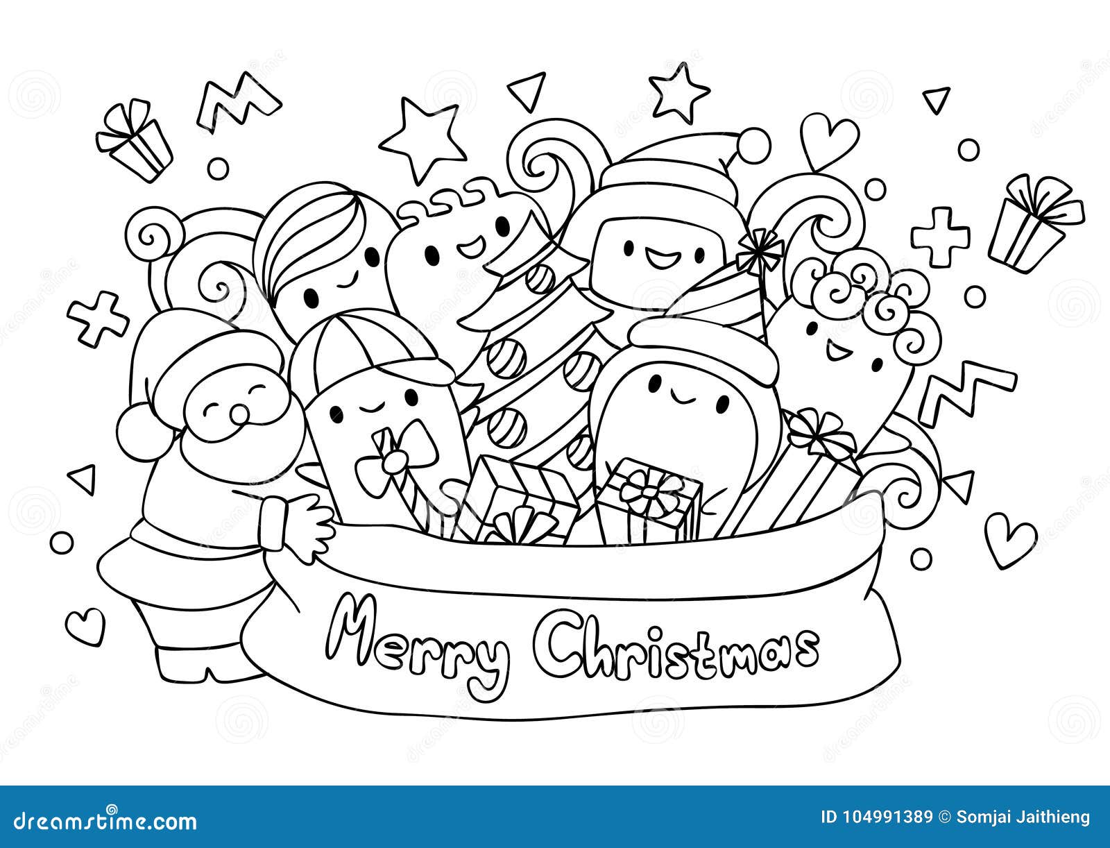 Entregue O Darwn Papai Noel E Monstro Bonitos No Saco Para O Elemento Do Deslign E a Página Do Livro Para Colorir Ilustração De V Ilustração do Vetor - Ilustração de saco, Entregue O Darwn Papai Noel E Monstro Bonitos No Saco Para O Elemento Do Deslign E a Página Do Livro Para Colorir Ilustração De V Ilustração do Vetor - Ilustração de saco,