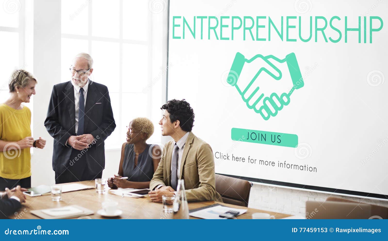 Entrepreneurship Corporate Enterprise Dealer Concept Stock Image ...