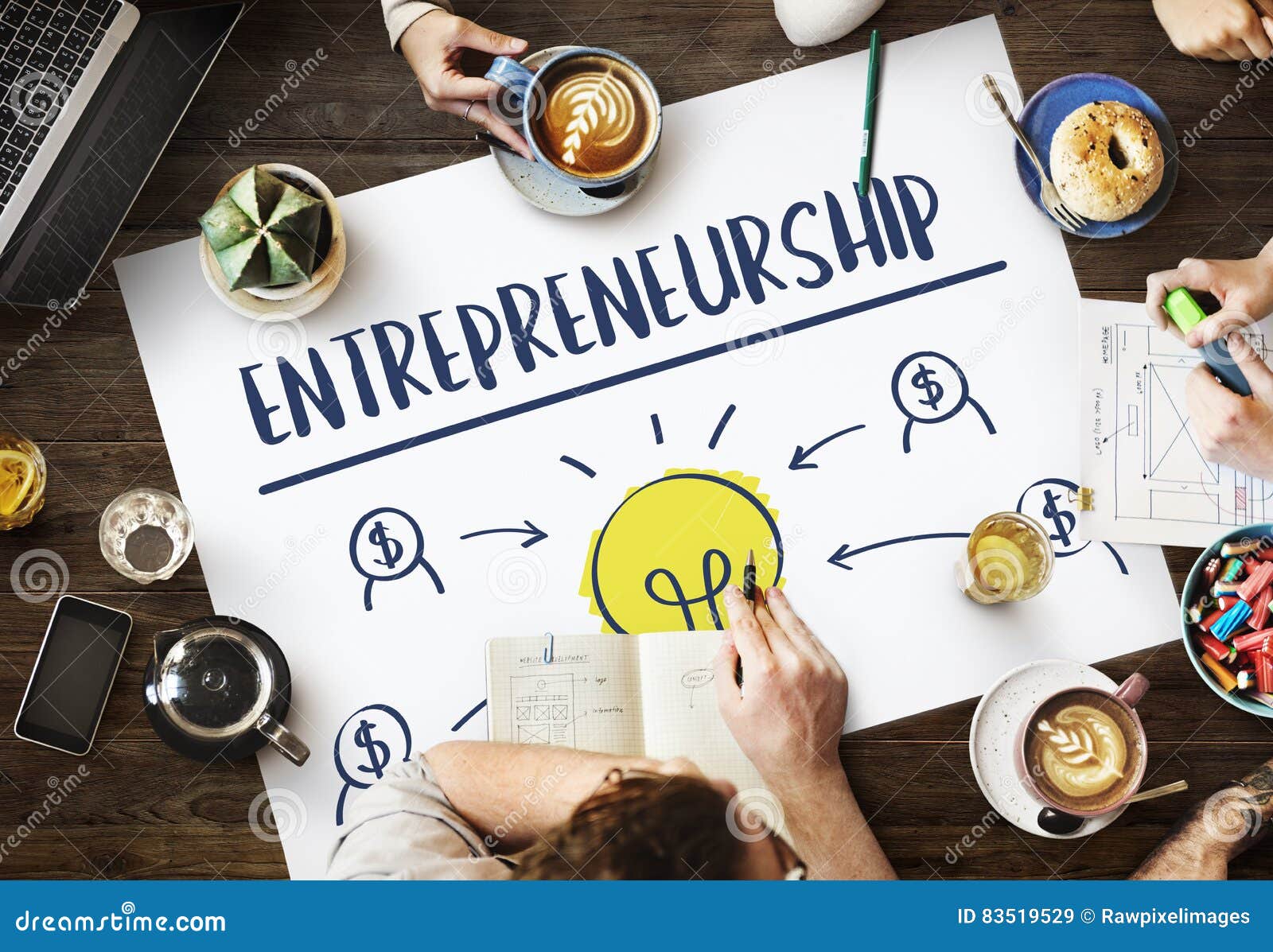 entrepreneurship tycoon small business enterprise concept