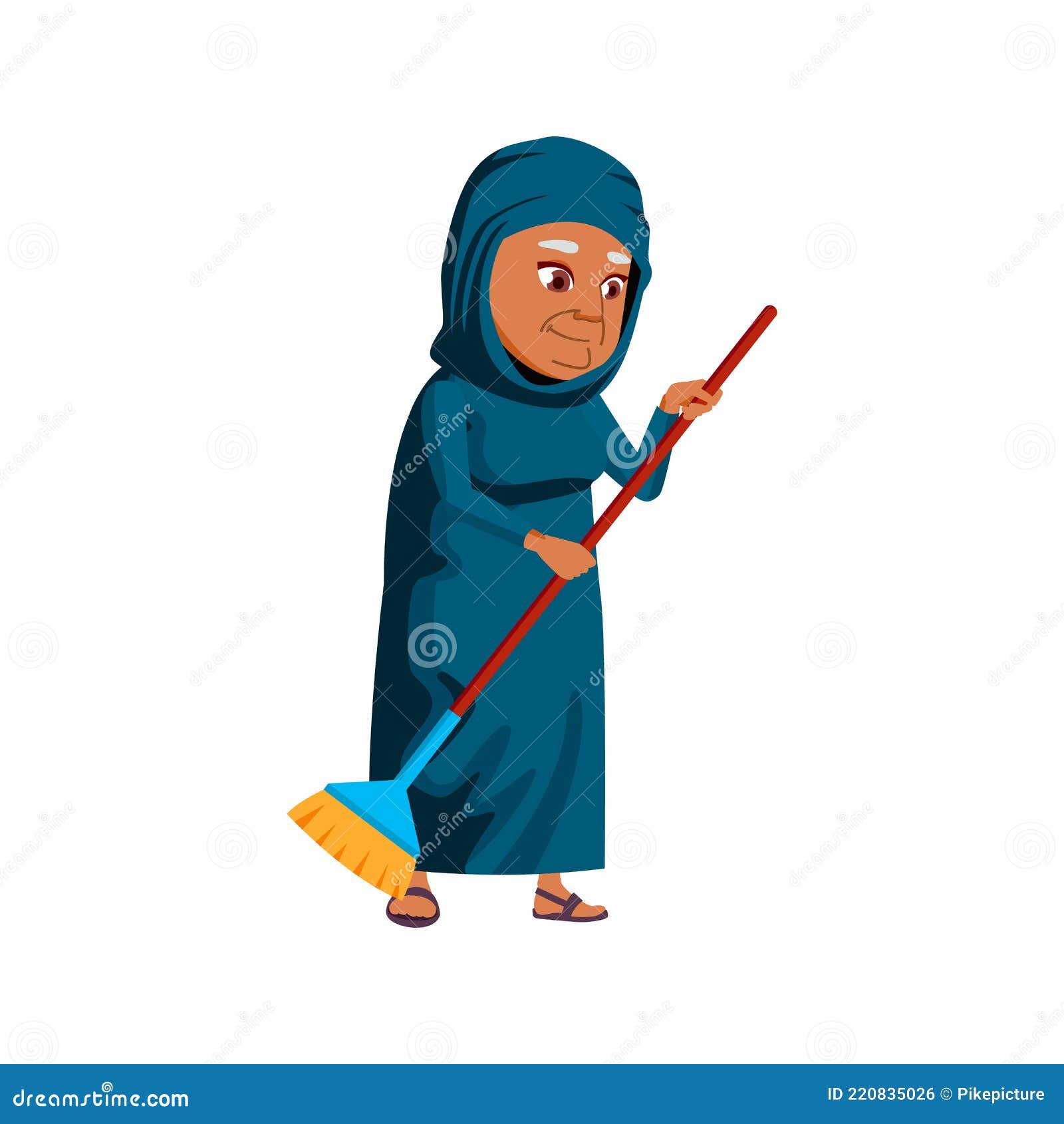 Envejecido Mujer Islámica Barrido Piso De Patio Trasero Con Escoba Vector De Dibujos Animados Ilustración del Vector - Ilustración de fondo, escoba: 220835026 Envejecido Mujer Islámica Barrido Piso De Patio Trasero Con Escoba Vector De Dibujos Animados Ilustración del Vector - Ilustración de fondo, escoba: 220835026