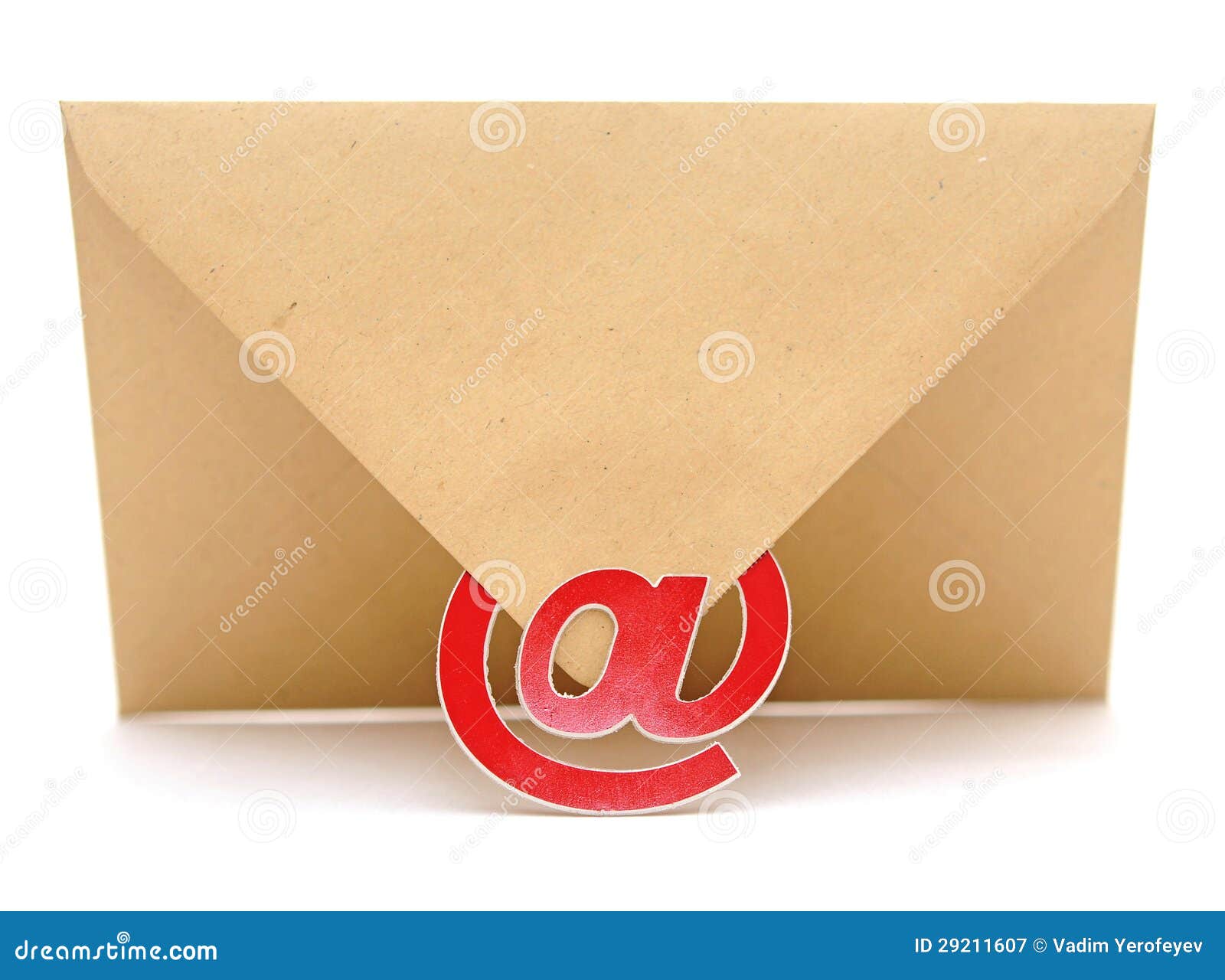 Envelope de Brown imagem de stock. Imagem de enviamento 29211607
