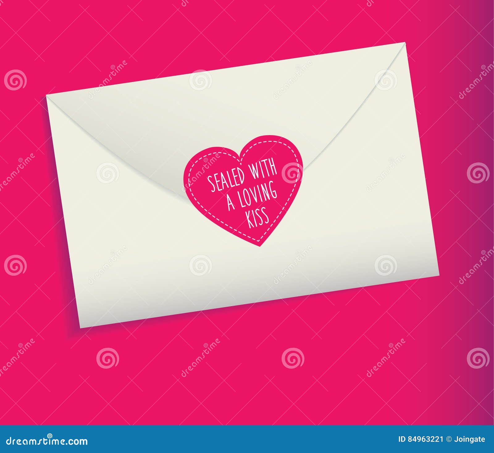 Envelope love letter stock vector. Illustration of envelope 84963221