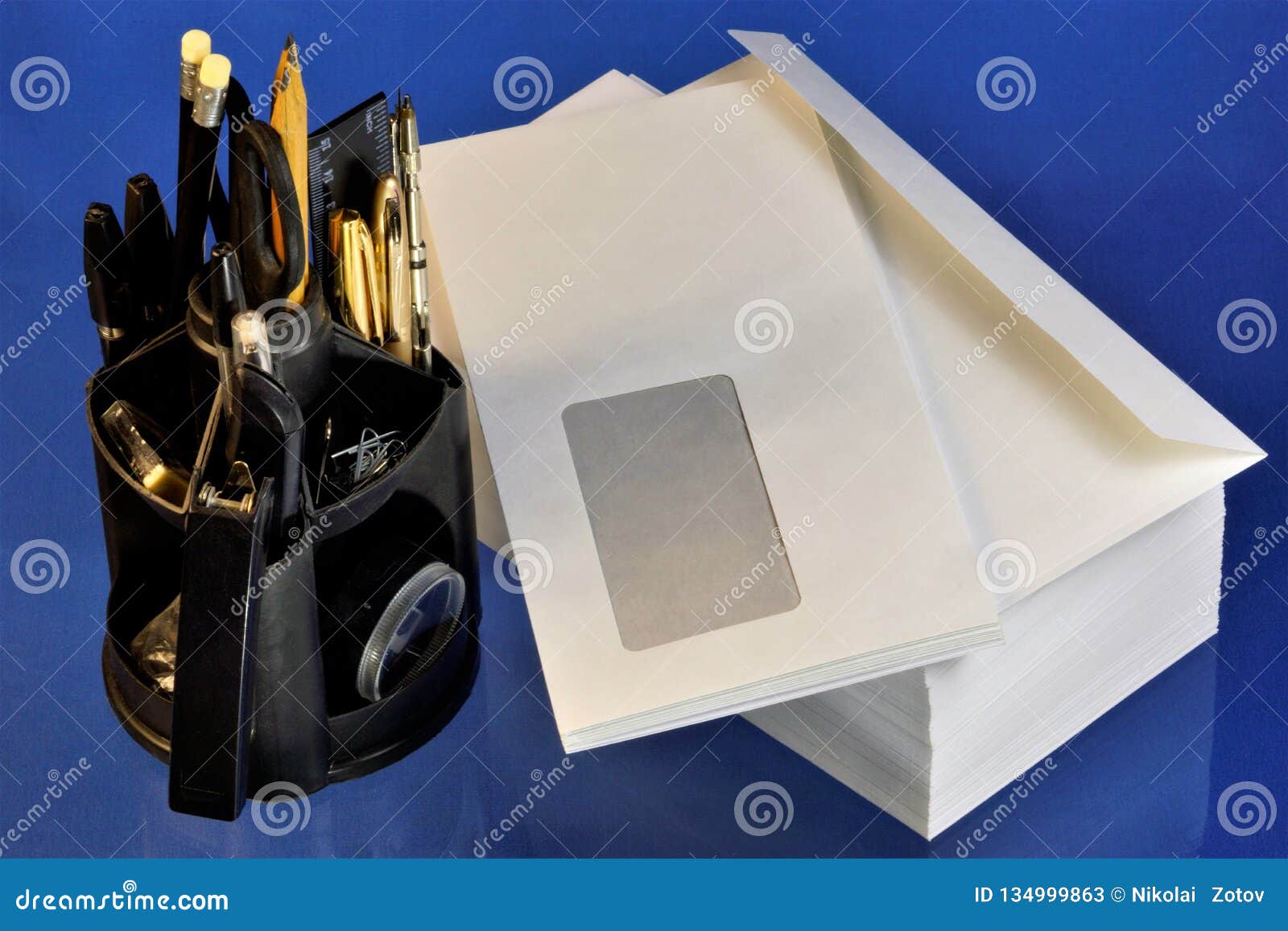 Stapler Staples Office Object Isolated On White Background Stock