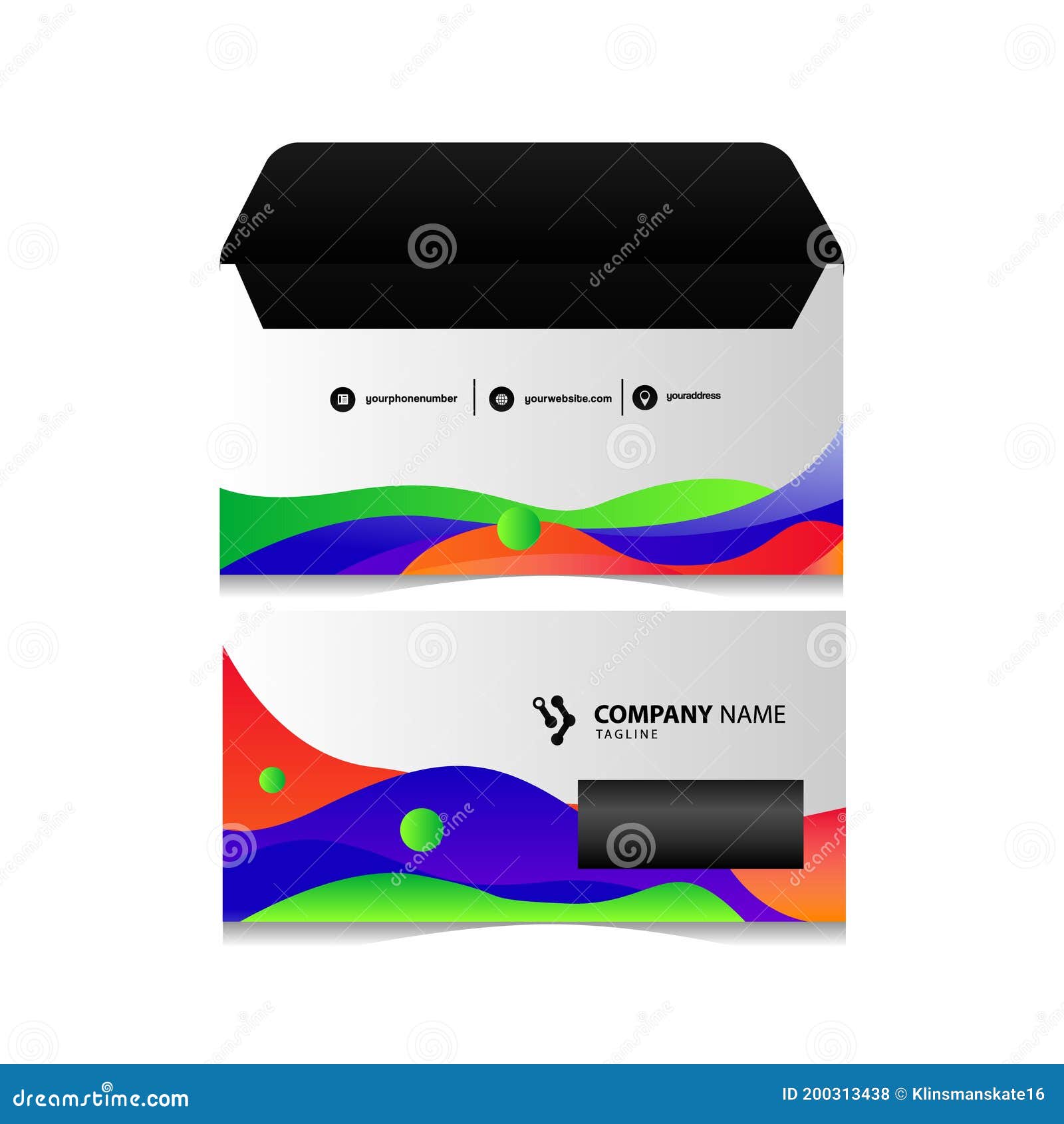 Envelope Professional Business Branding Stationery Template Design