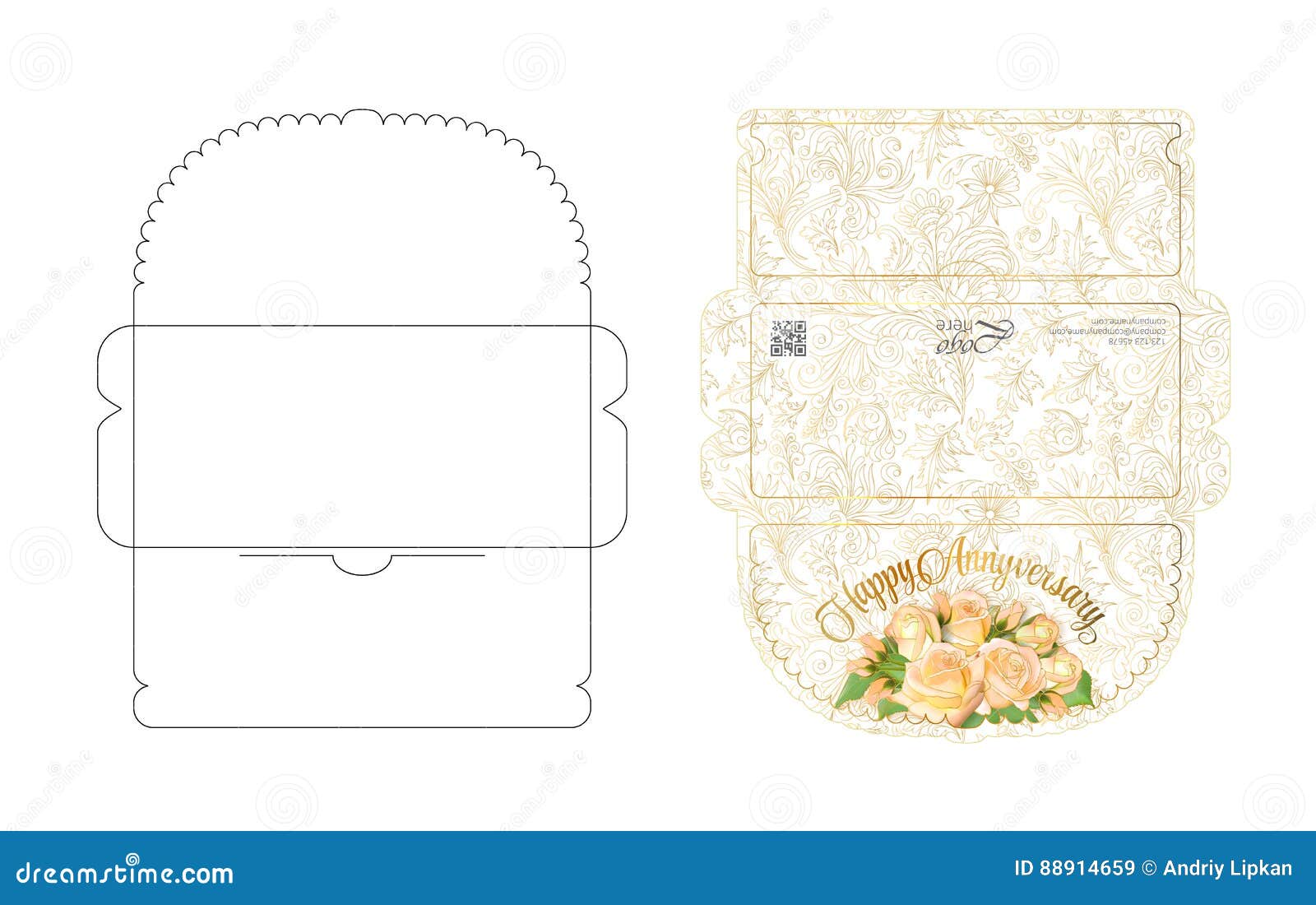 Template To Print On Envelope from thumbs.dreamstime.com