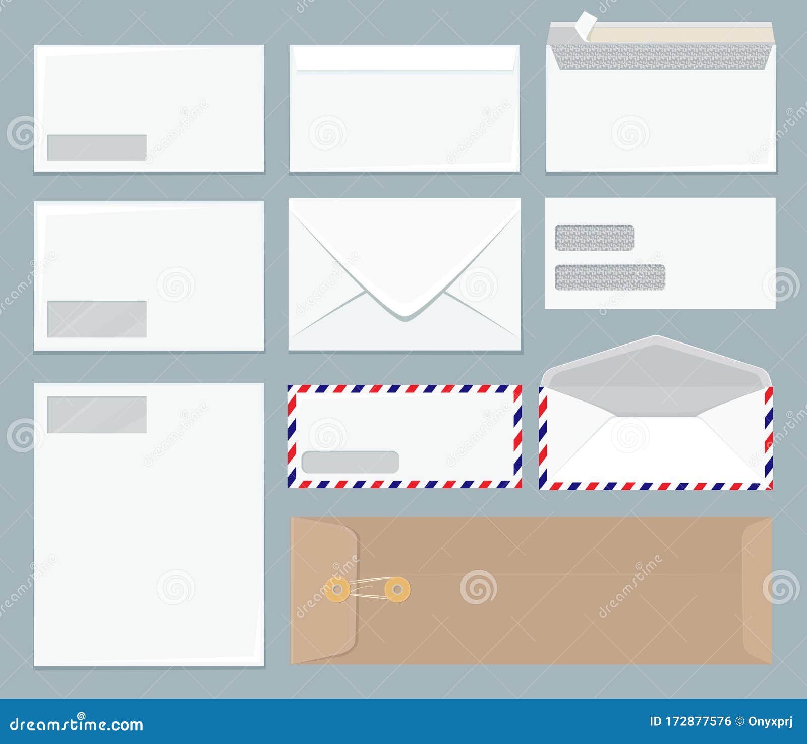 Template For A White And Black Envelope Business Card Sheet Of Paper And  Book Vector Realistic Layout Of Empty Templates Layout Of An Envelope Business  Card Paper Business Documents And Message Stock