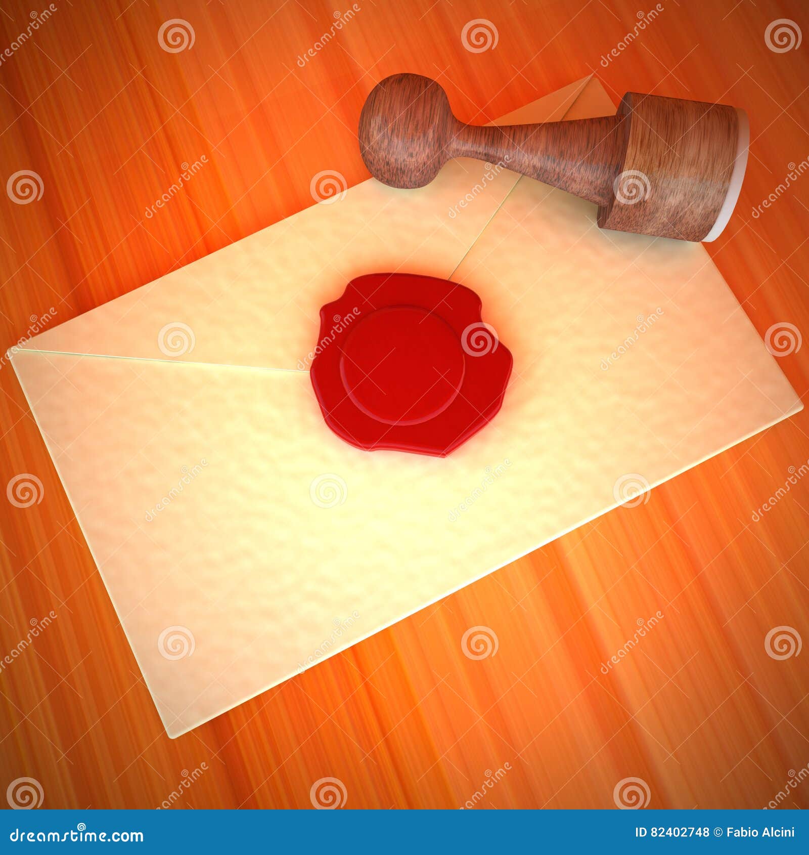 Craspire Cire Sceau Timbre Tête Horloge Amovible Cachetage Laiton