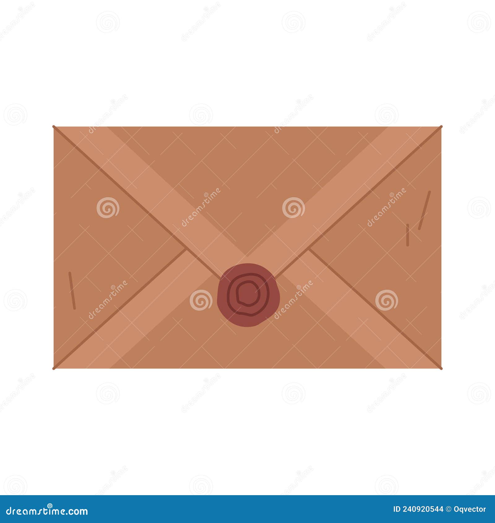 Enveloppe papier a lettre parchemin