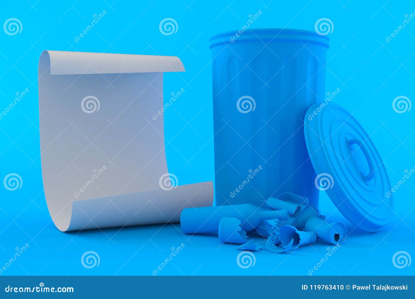 Environment Background with Sheet of Paper Stock Illustration ...