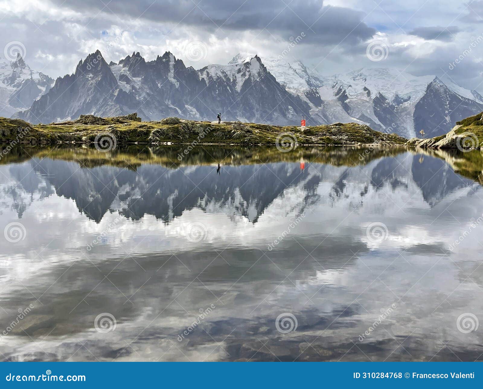 epic lake vistas: grand balcon mountain trail, chamonix, france