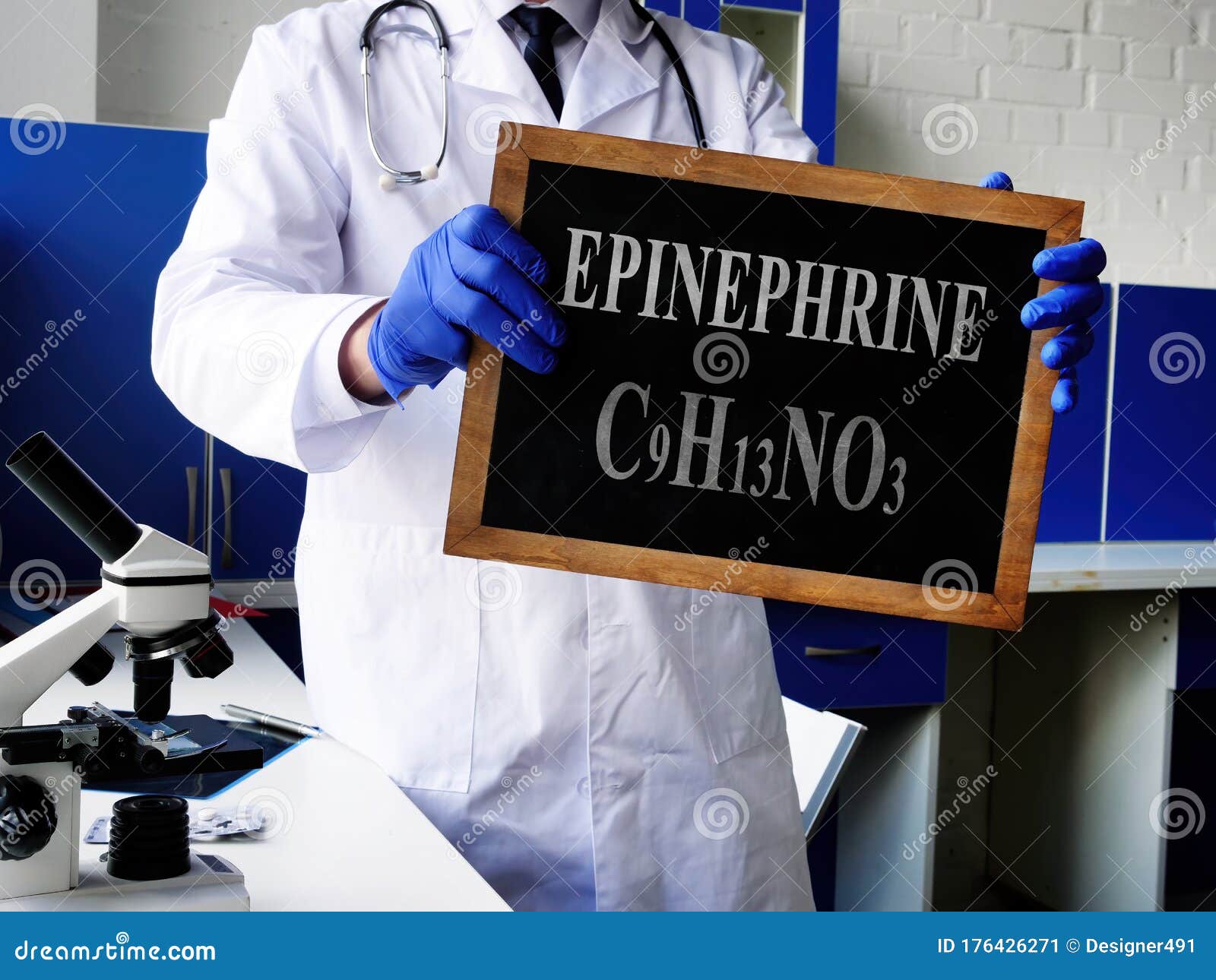 epinephrine epi or adrenaline hormone in laboratory