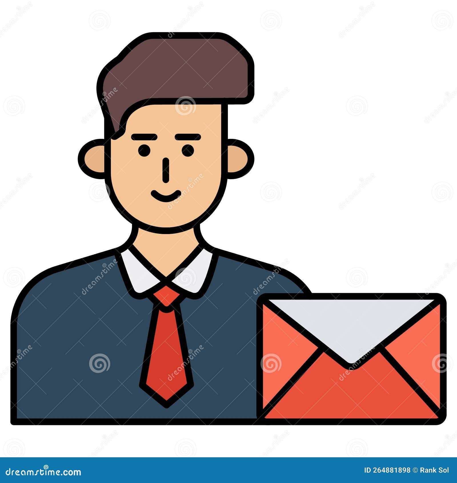 Financial Consultant Which Can Easily Modify or Edit Stock Vector