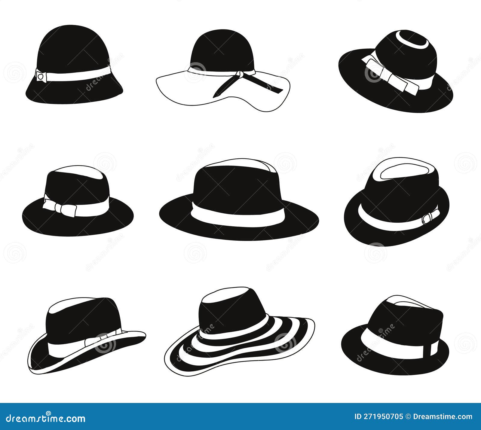 Silhouette And Shadow Of Man In Fedora And Overcoat RoyaltyFree