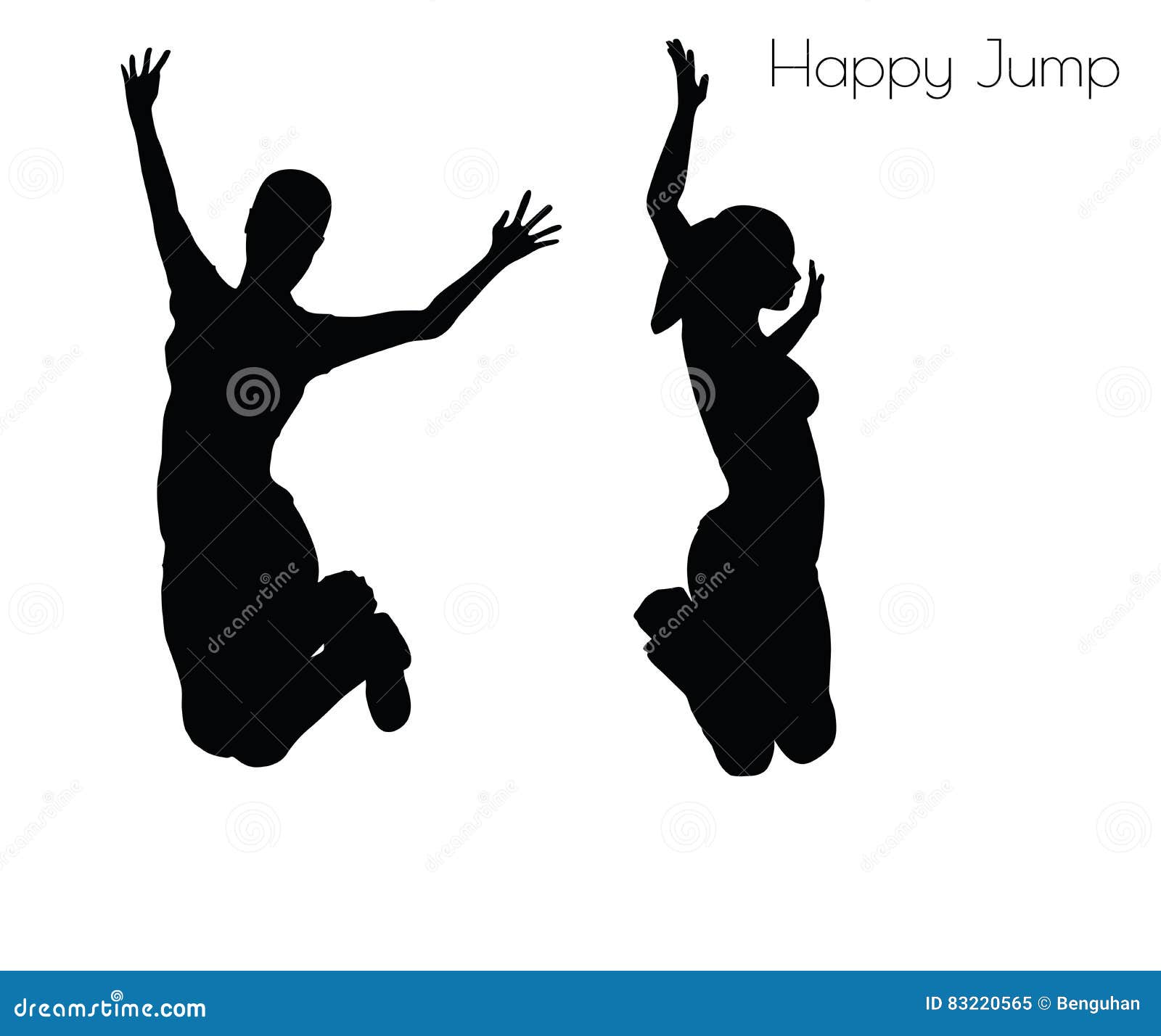 happy jump clipart images