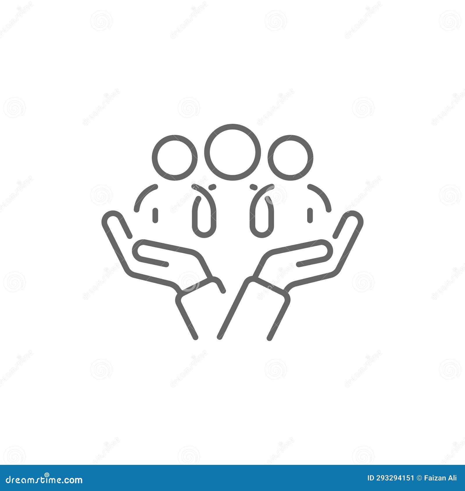 eps10  inclusion social equity line art icon.