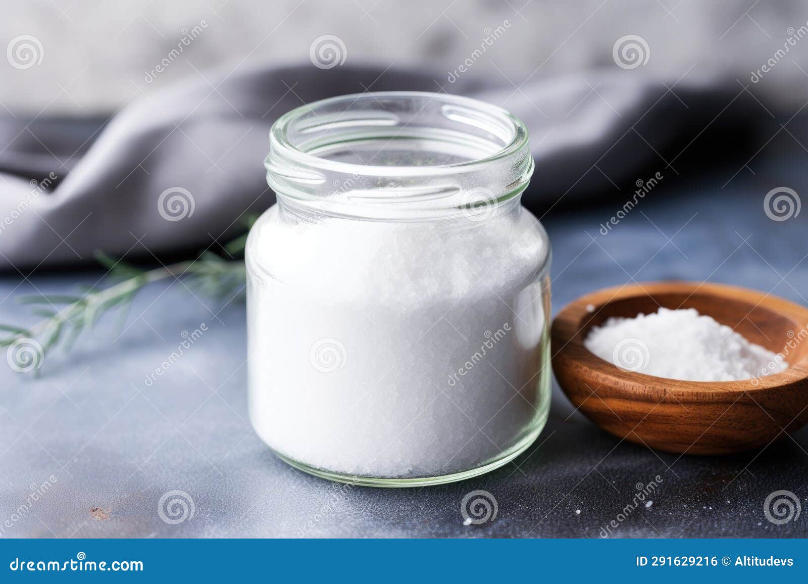 Epsom salt in a glass jar stock photo. Image of glass 291629216