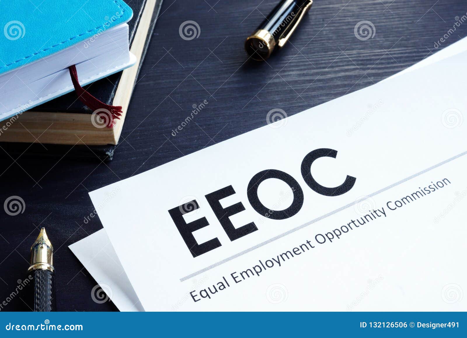 equal employment opportunity commission eeoc document and pen on a table