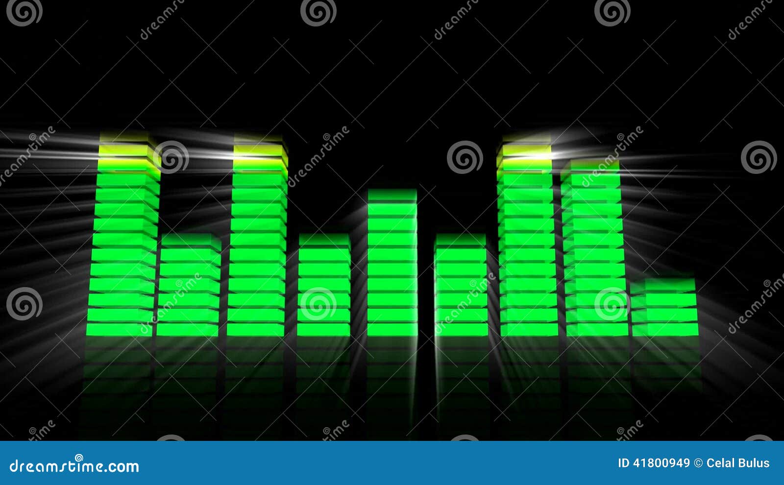 Equalizador Para El Fondo De La Música Almacen De Video - Vídeo de ciencia,  musical: 41800949