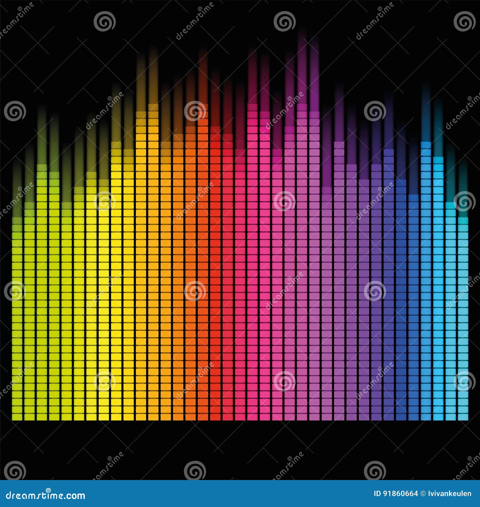 Equalizer vector design stock vector. Illustration of colored - 91860664