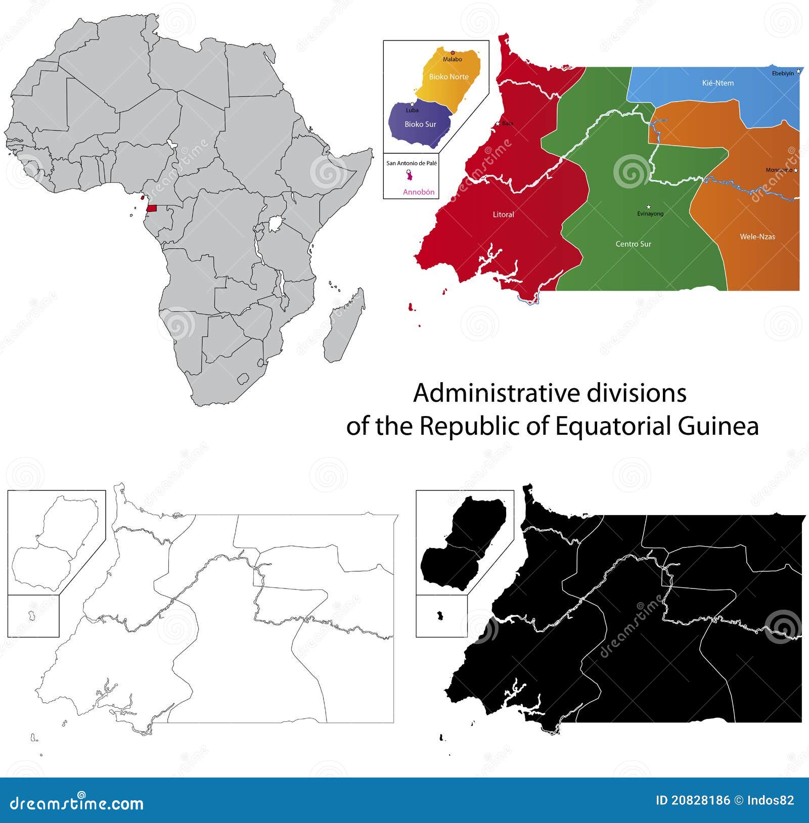 equatorial guinea map