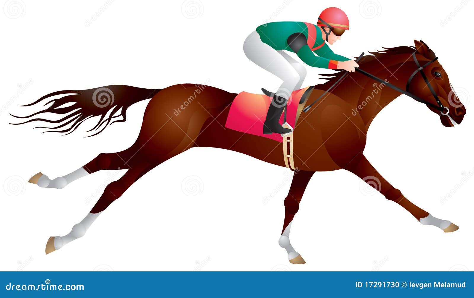 horse jockey clipart free - photo #42