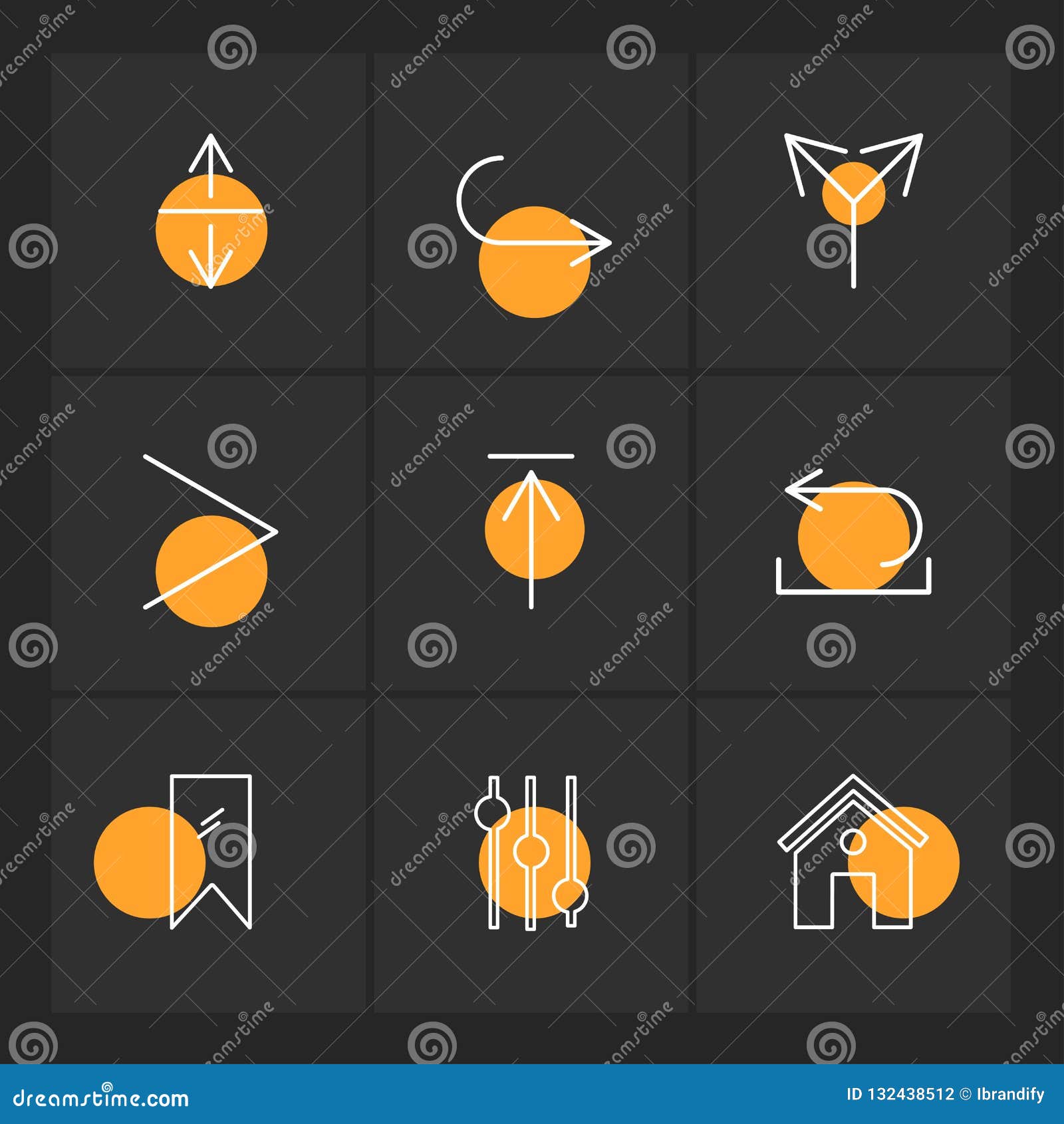 equilizer , home , tag , arrows , directions , avatar , downloa