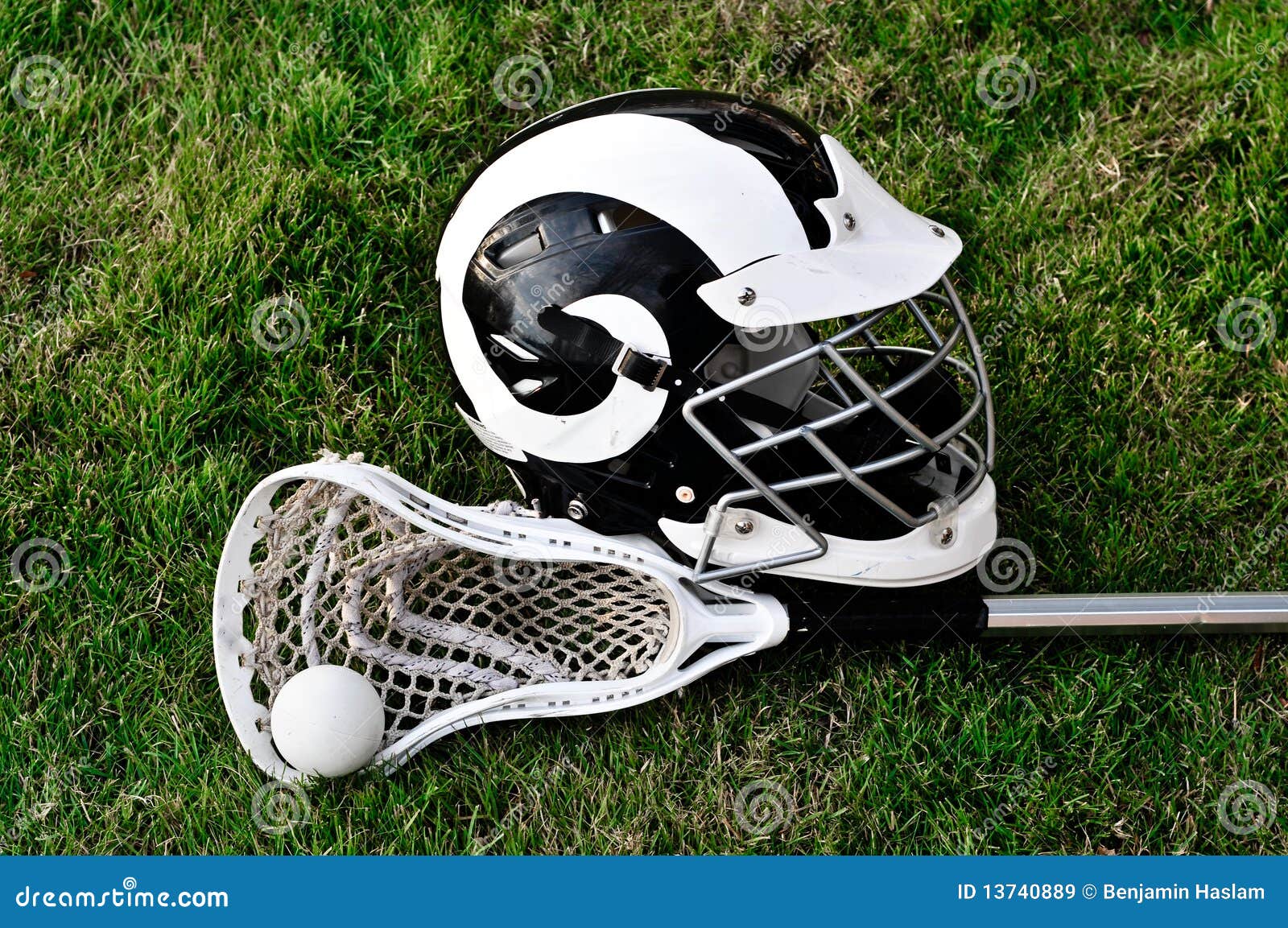 Equipamento do Lacrosse imagem de stock. Imagem de vara 13740889