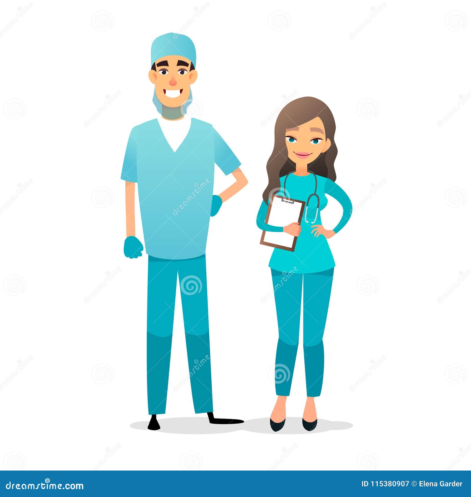 Vetores de Médicos Dos Desenhos Animados Equipe Médica Dos Trabalhadores  Pessoal Do Hospital Conjunto Isolado e mais imagens de Doutor - iStock