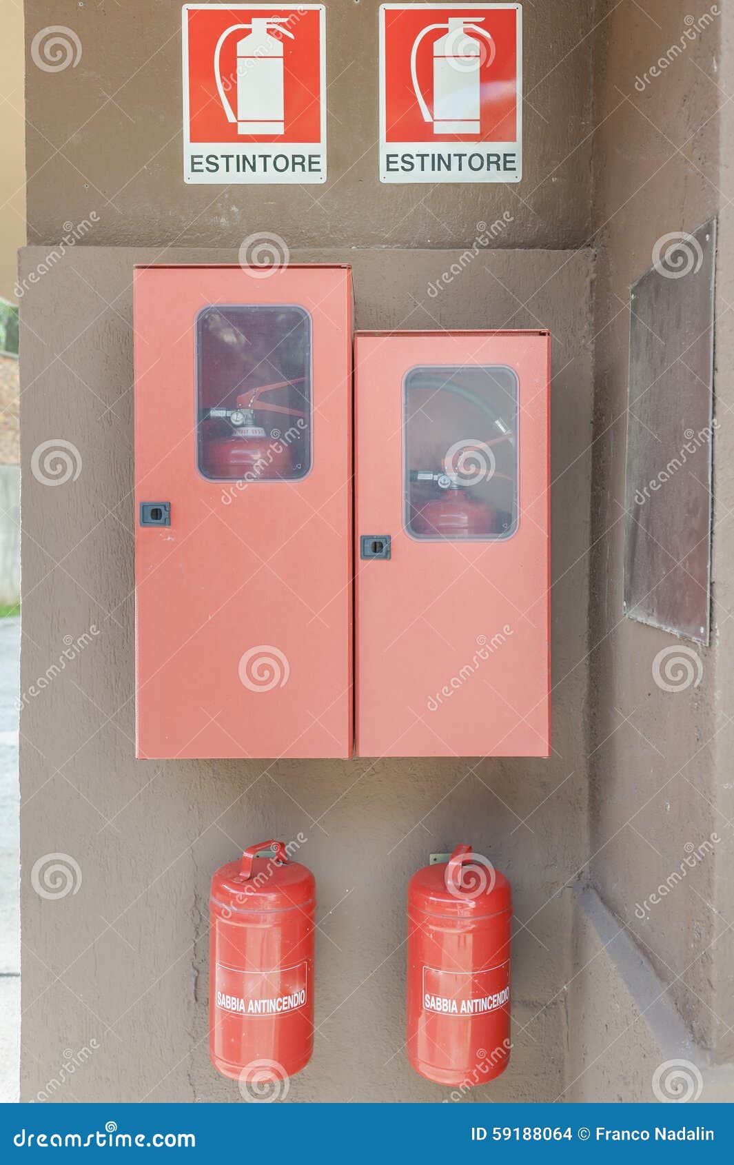 Equipment Against Fire Hazards Stock Photo Image of tool, sand 59188064