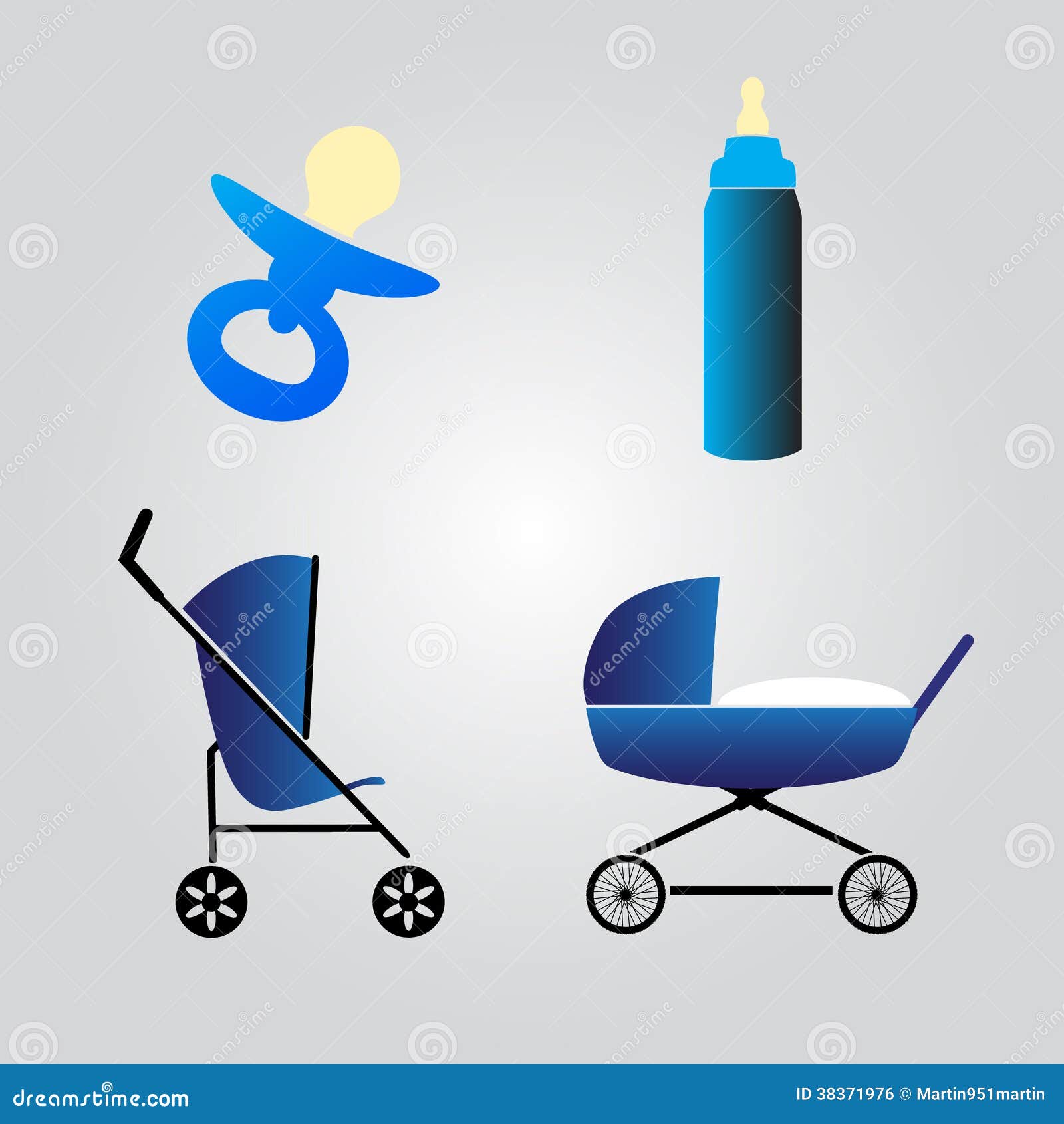Equipment for baby eps10 stock vector. Illustration of vector 38371976