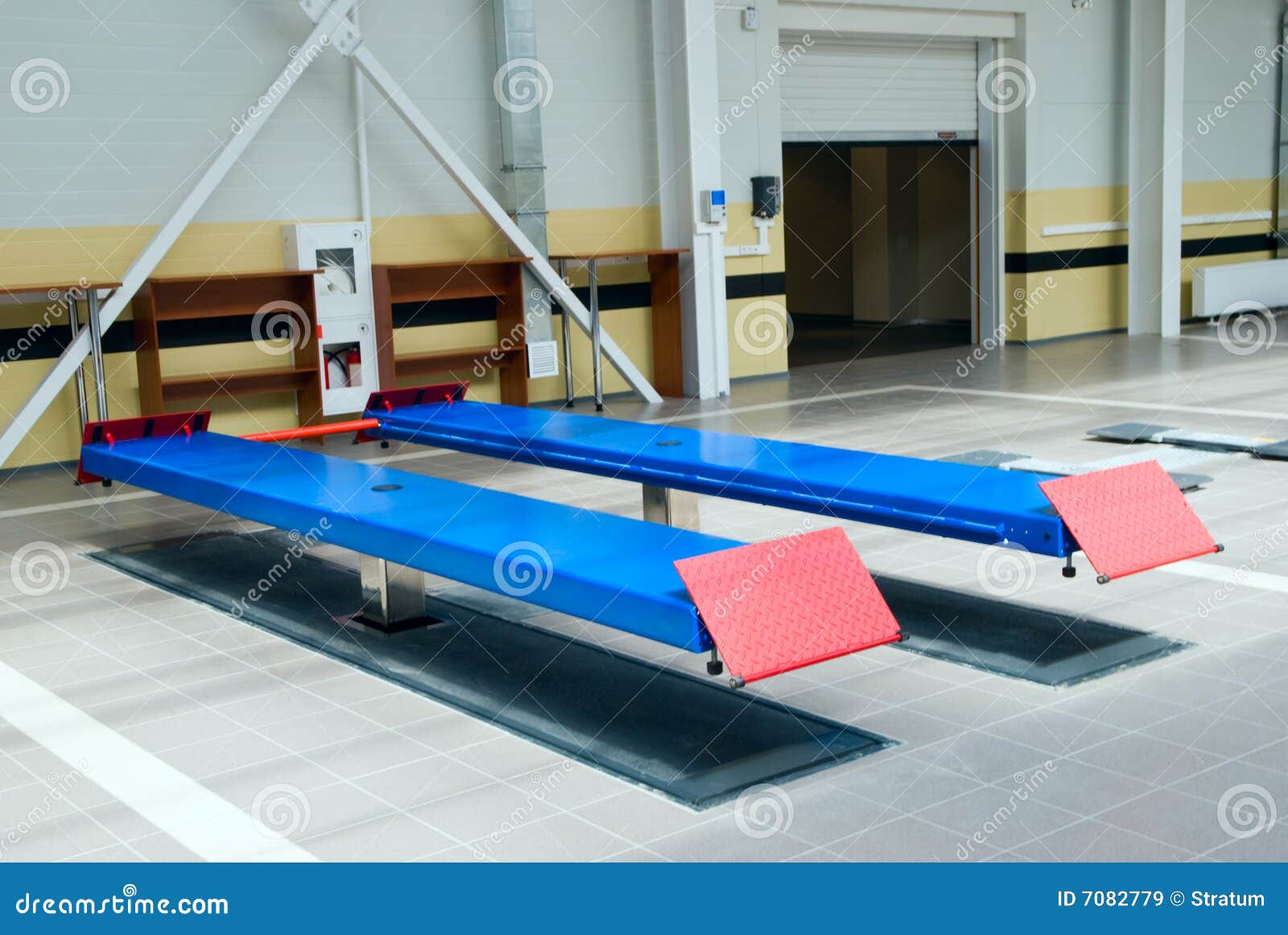 Equipment of car stock image. Image of garage, floor, auto 7082779