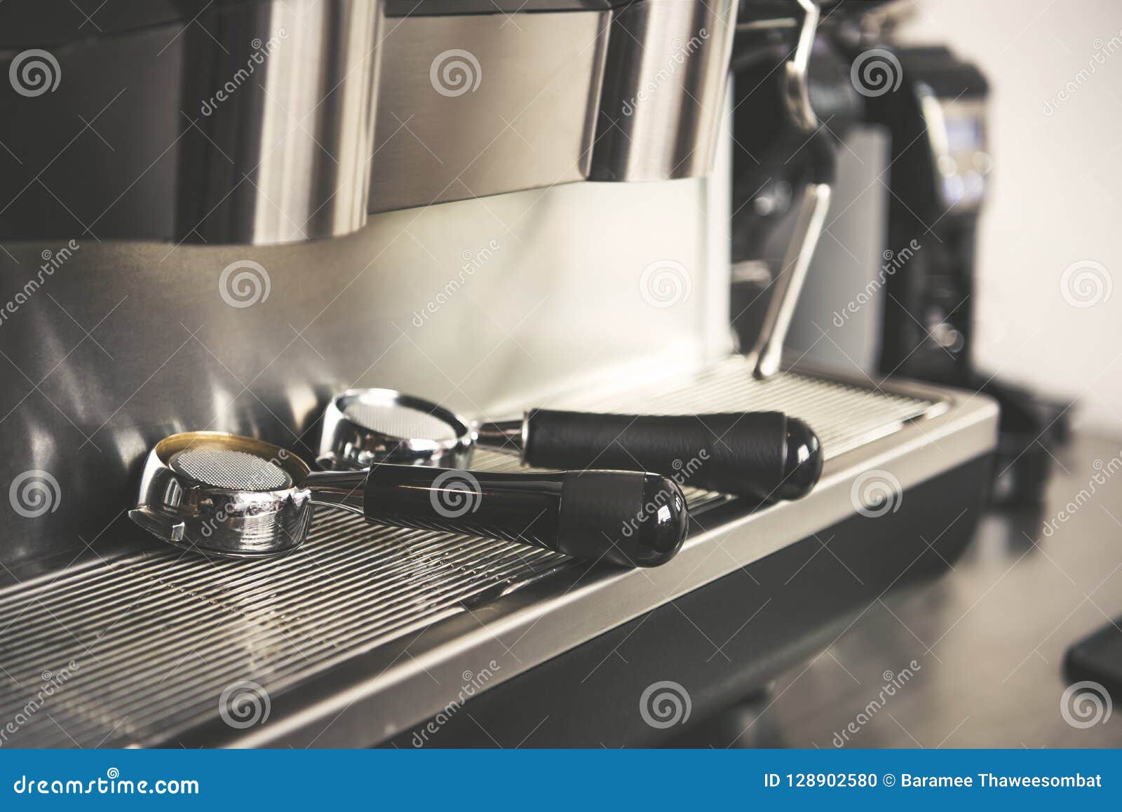 Equipment for Coffee Machine in Coffee Shop Stock Photo Image of