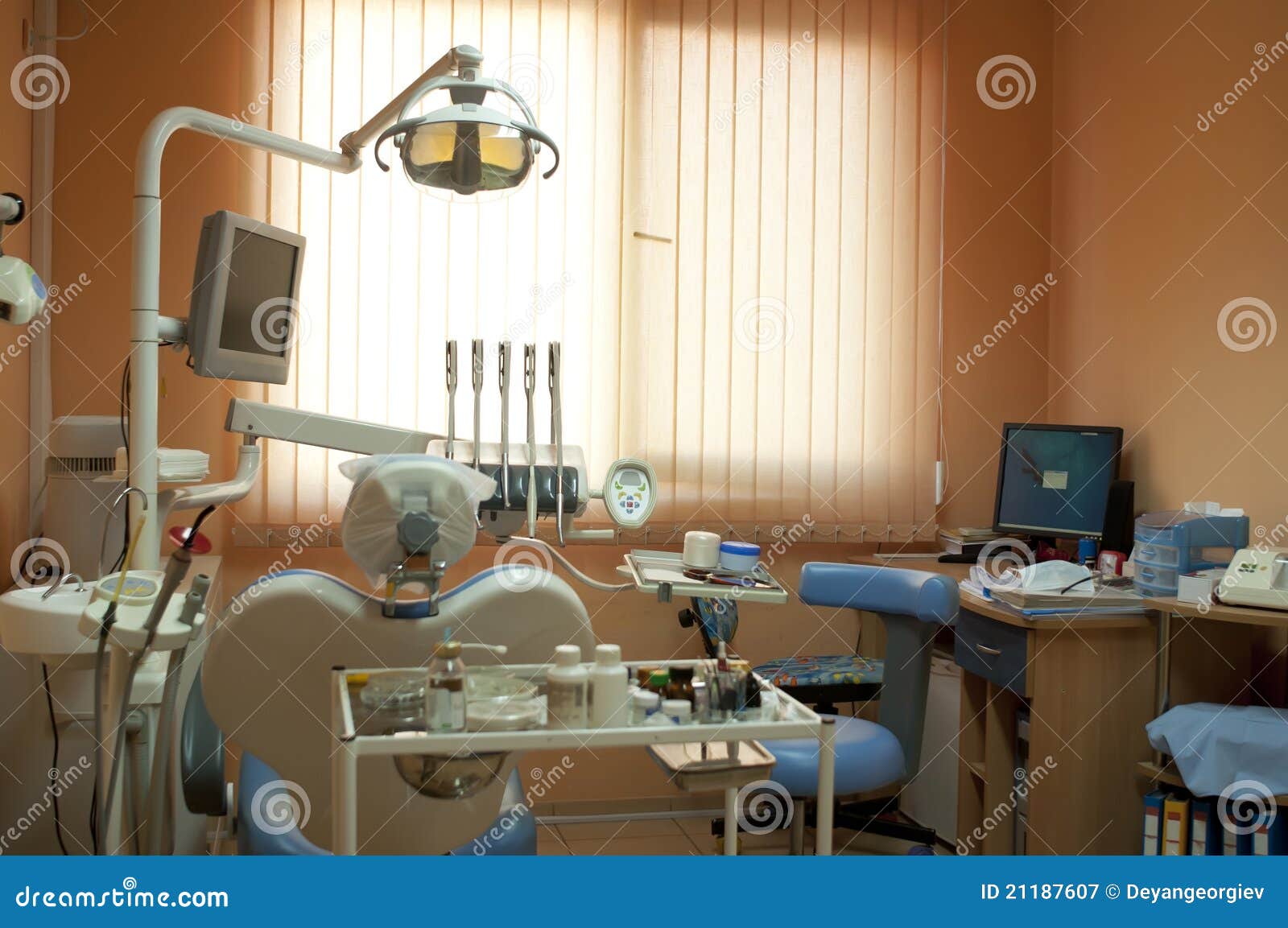 Equipment in the Dental Office Stock Image Image of lamp, clinic