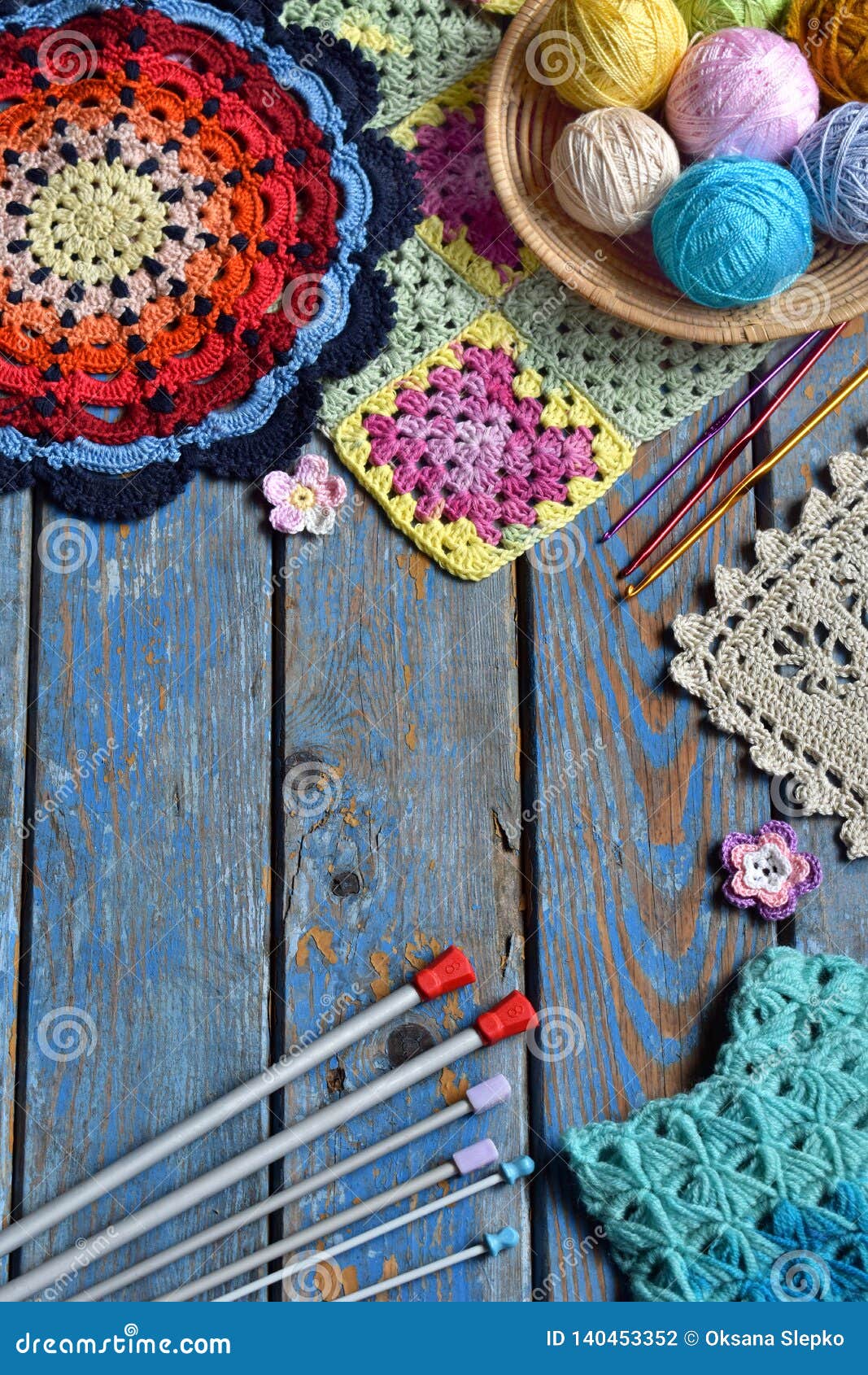 Equipment For Knitting And Crochet Hook Colorful Rainbow