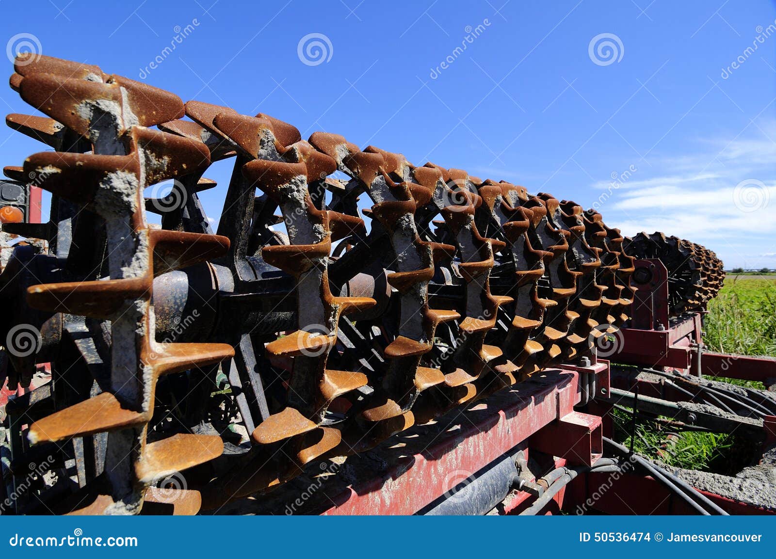 Equipment for Land Preparation Stock Photo Image of farming, earth