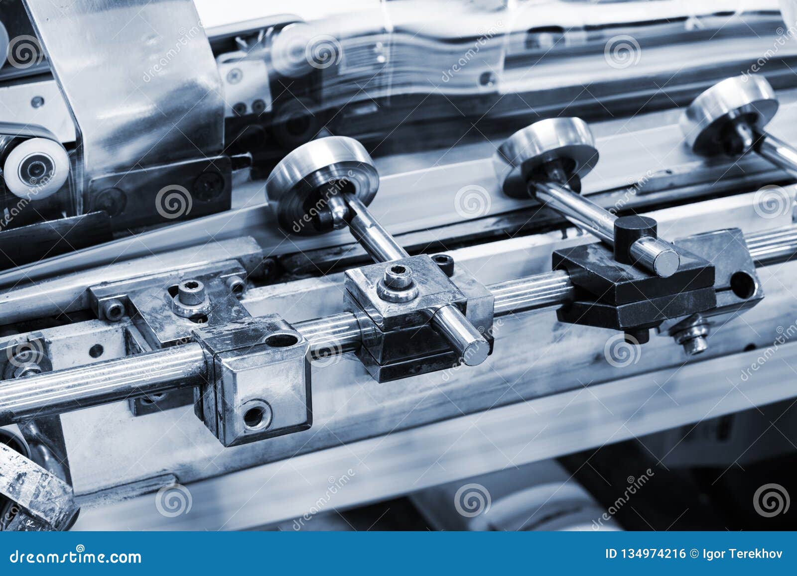 Equipment for Processing of Paper Stock Photo Image of offset