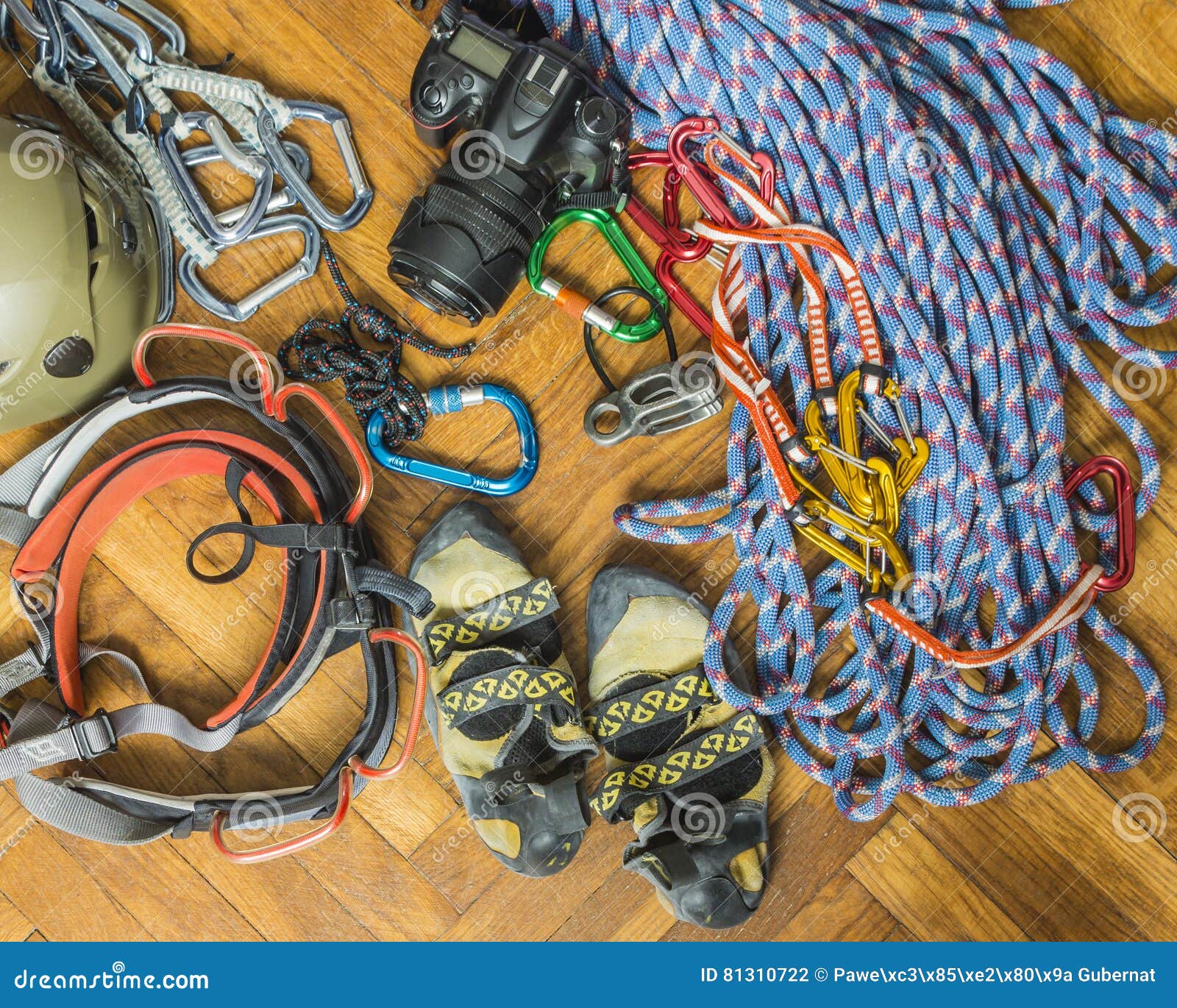 Equipment for Rock Climbing. Stock Photo - Image of life, abseil: 81310722