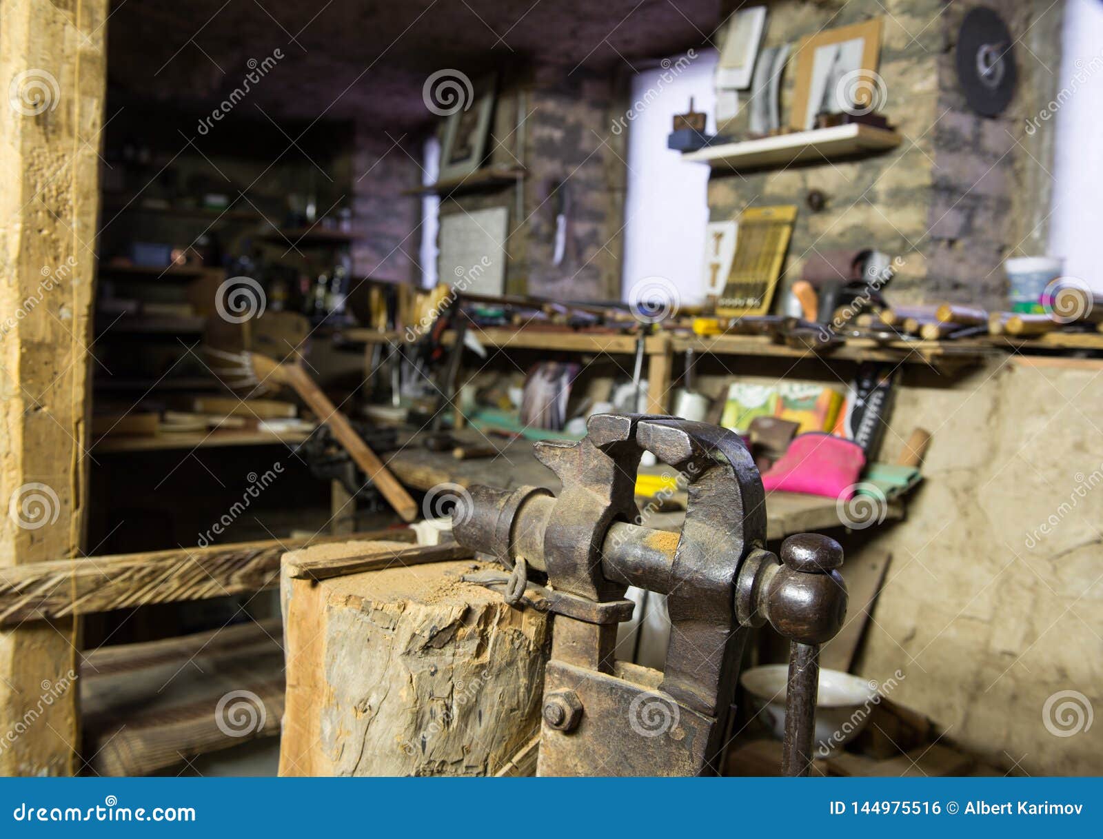 Restoration of Musical Instruments Stock Photo Image of carpentry