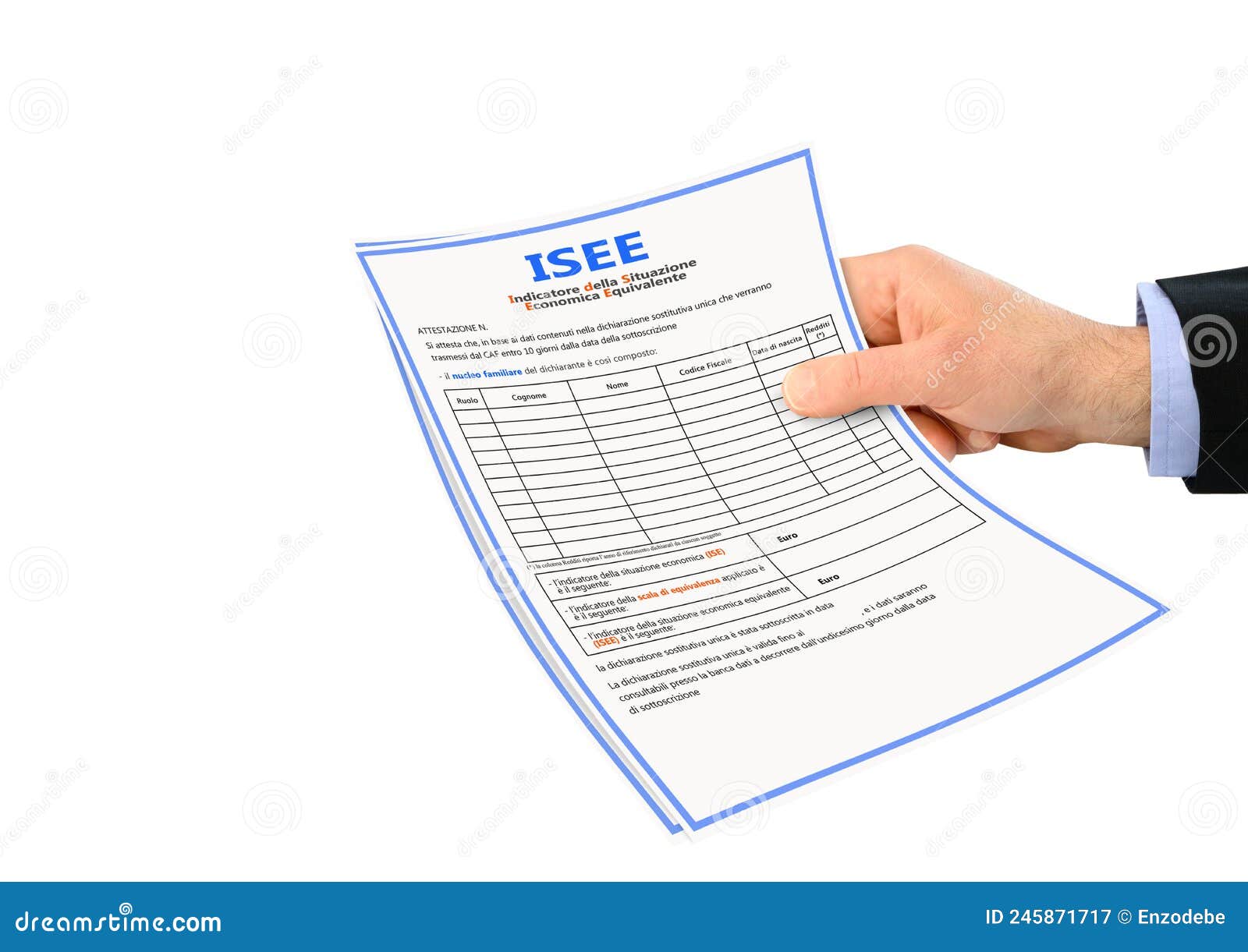 equivalent economic situation indicator form isee