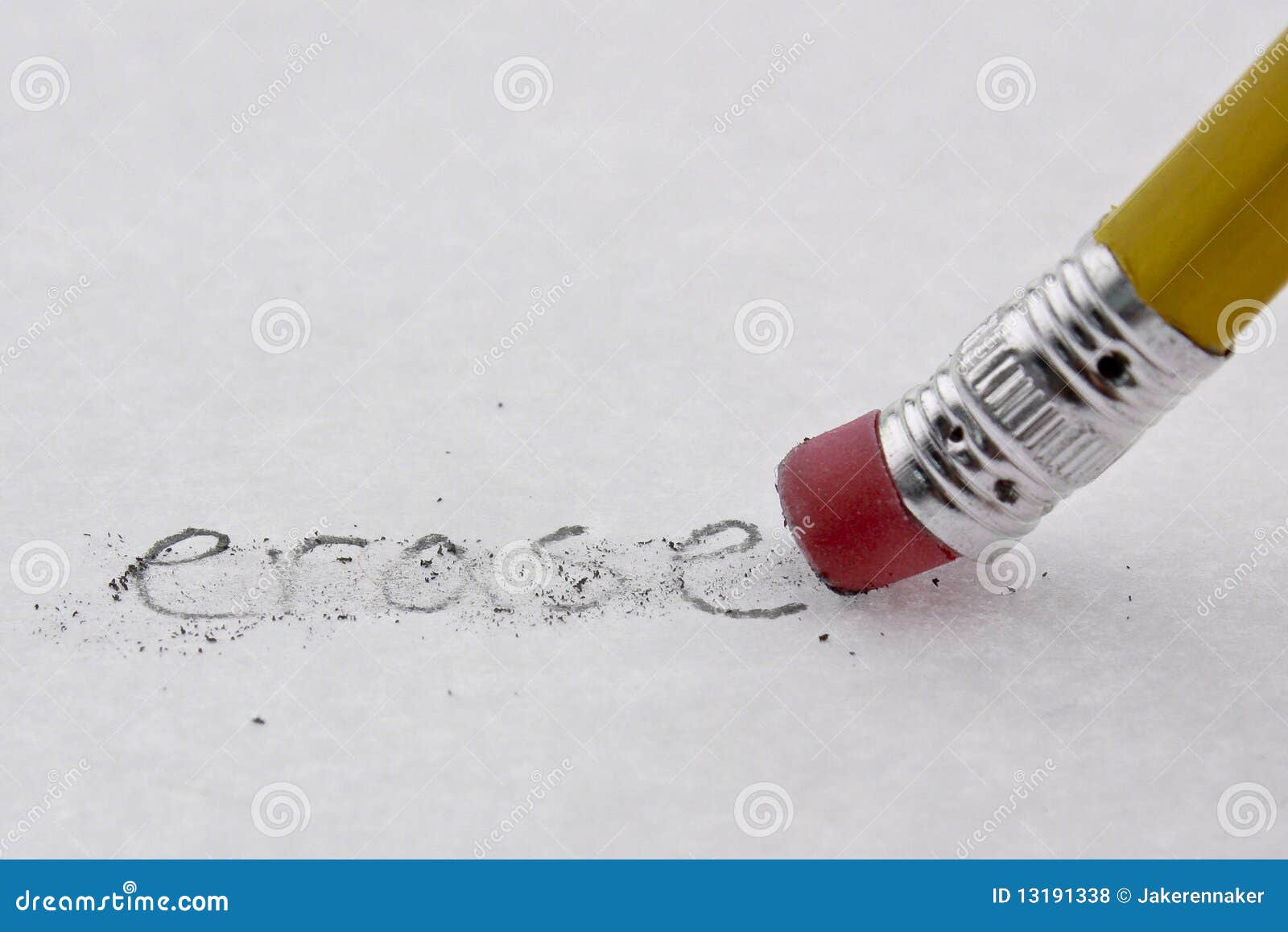 Eraseing erase stock photo. Image of life, paper, erase - 13191338
