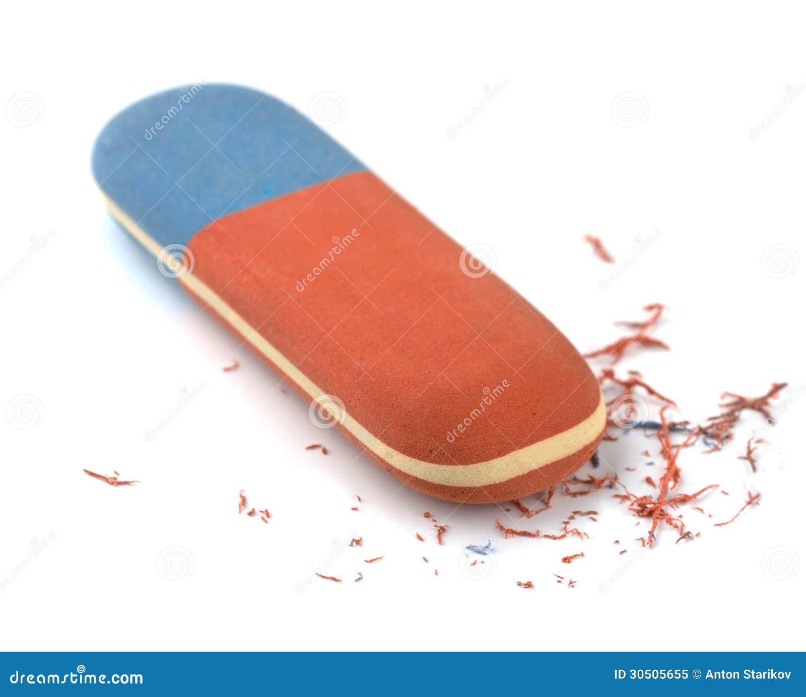 Eraser stock image. Image of diagonal, corrected, isolated 30505655