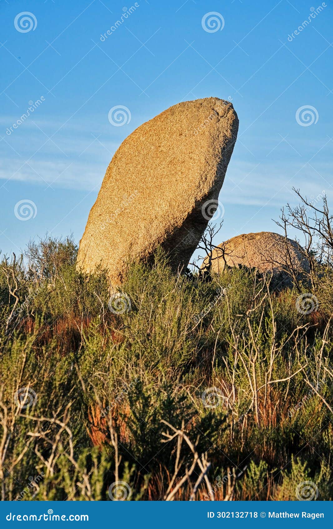 erect anthropomorphic boulder