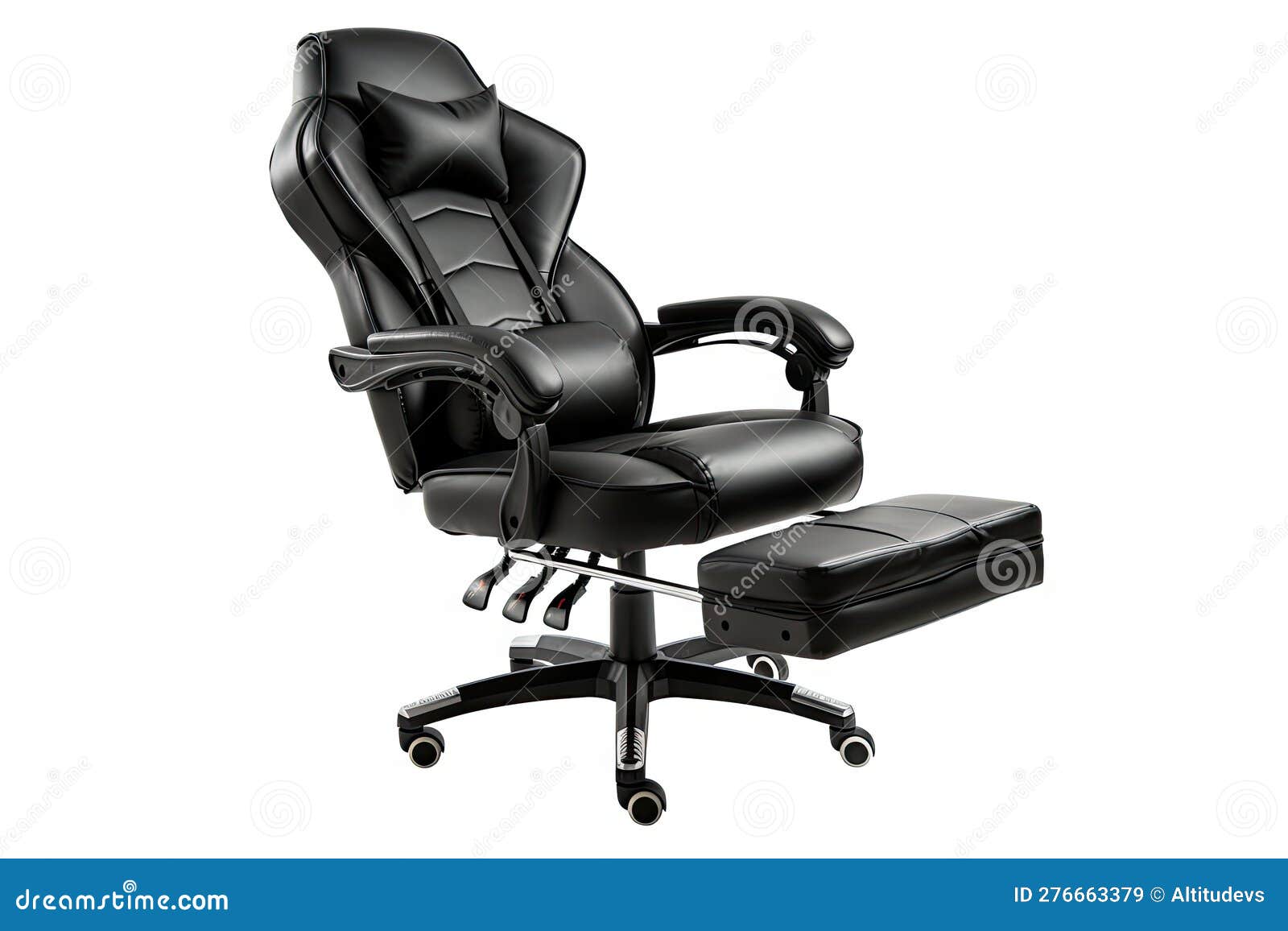 Ergonomic Office Chair with Builtin Lumbar Support and Footrest Stock