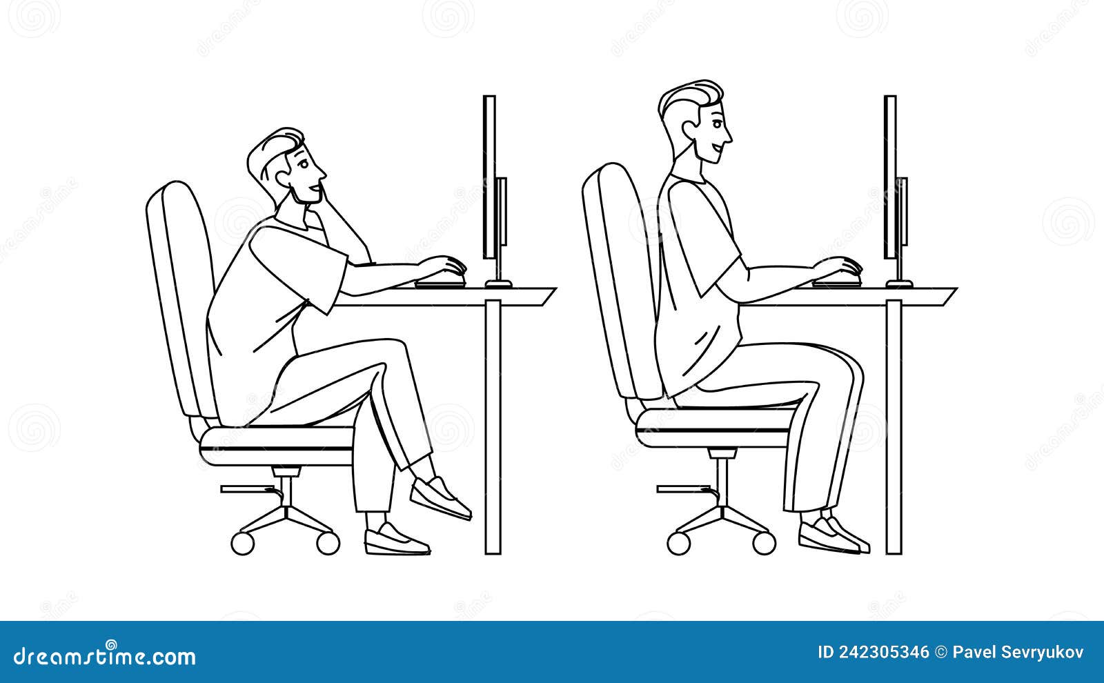Ergonomic chair sketch hi-res stock photography and images - Alamy
