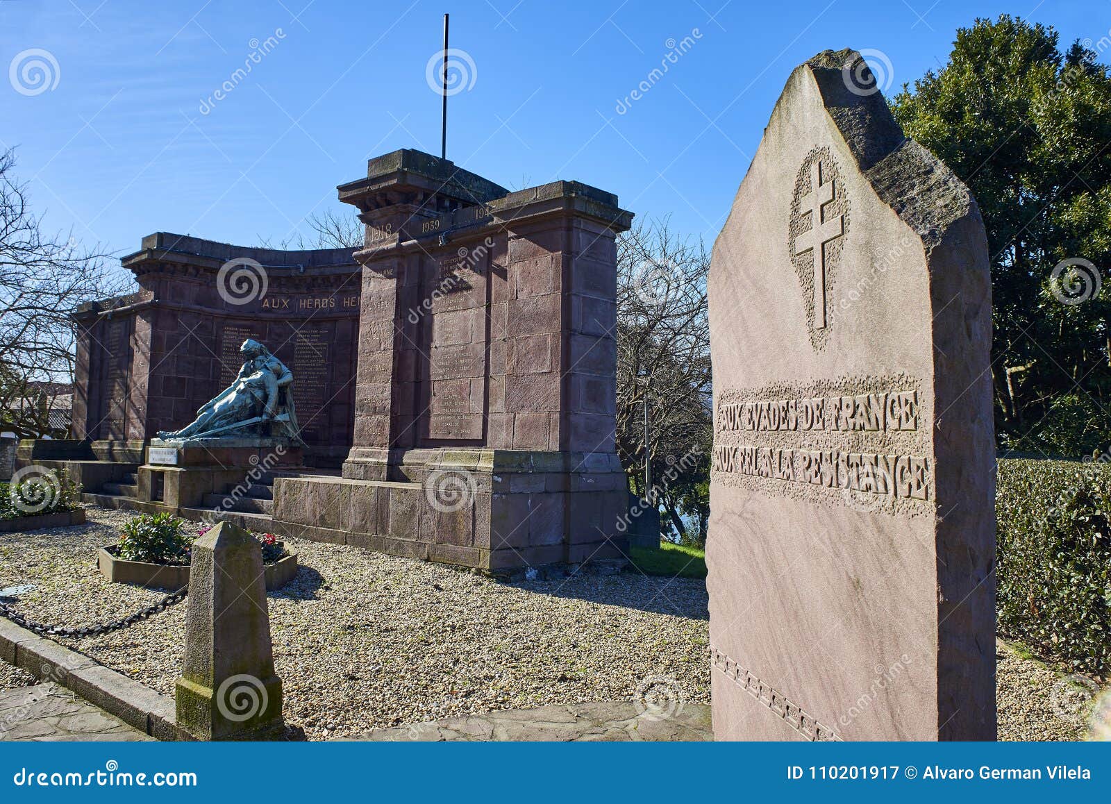 Erinnerungsmonument Weihte Ein, Wem in Den Greatskriegen Starb