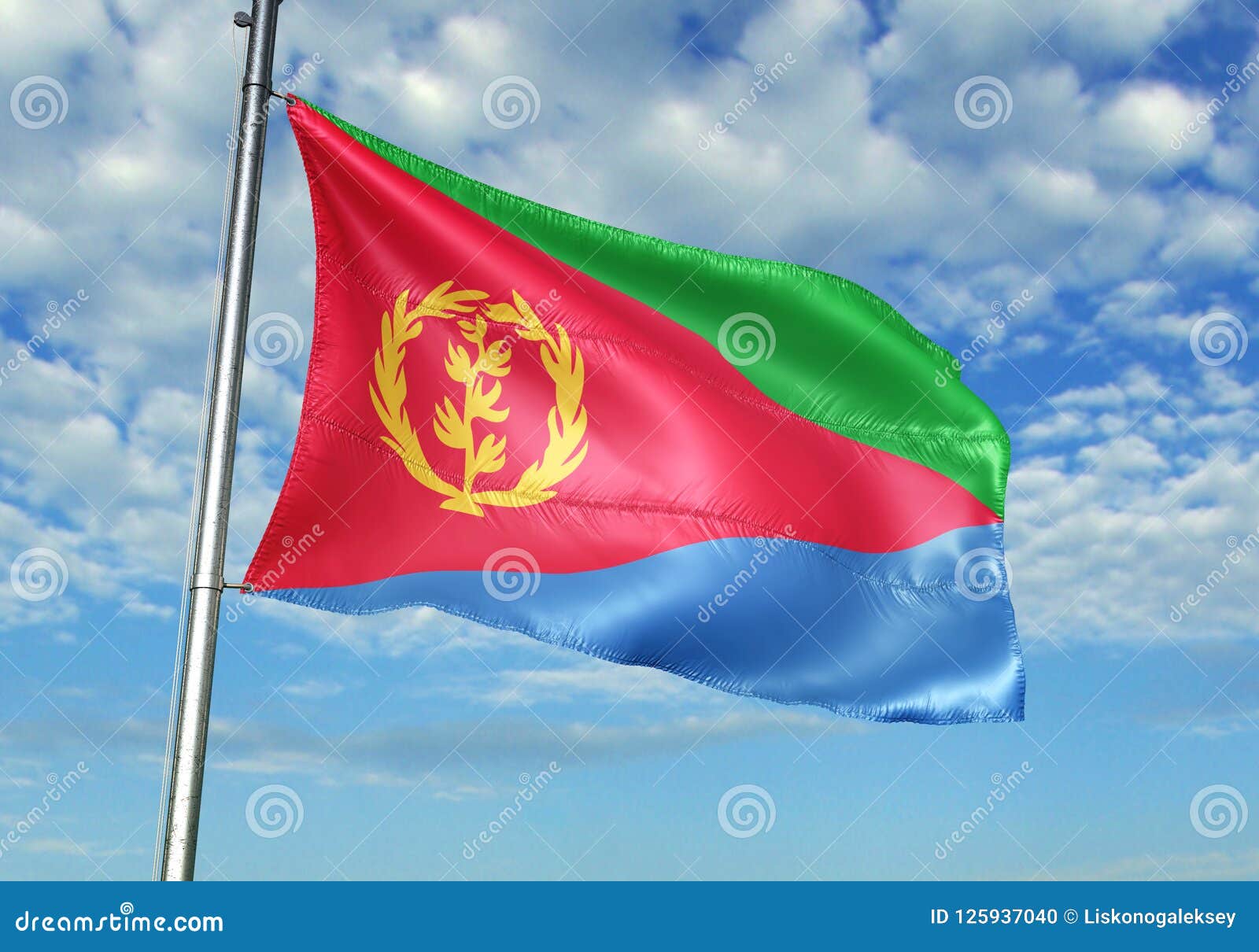 eritrean blue flag