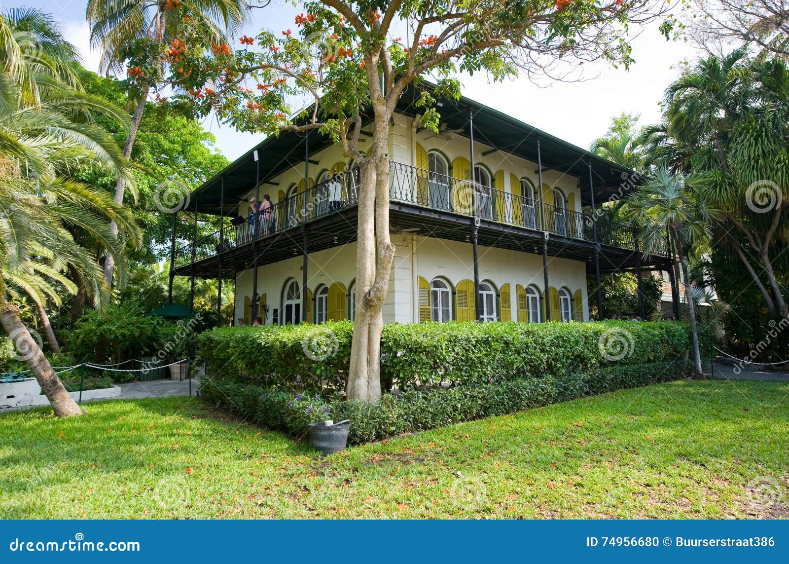 Ernest Hemingway House redactionele afbeelding. Image of sleutel 74956680