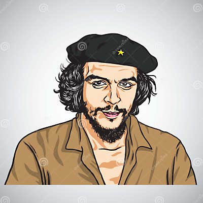 Ernesto Che Guevara. Vector Portrait Illustration. November 1, 2017 ...